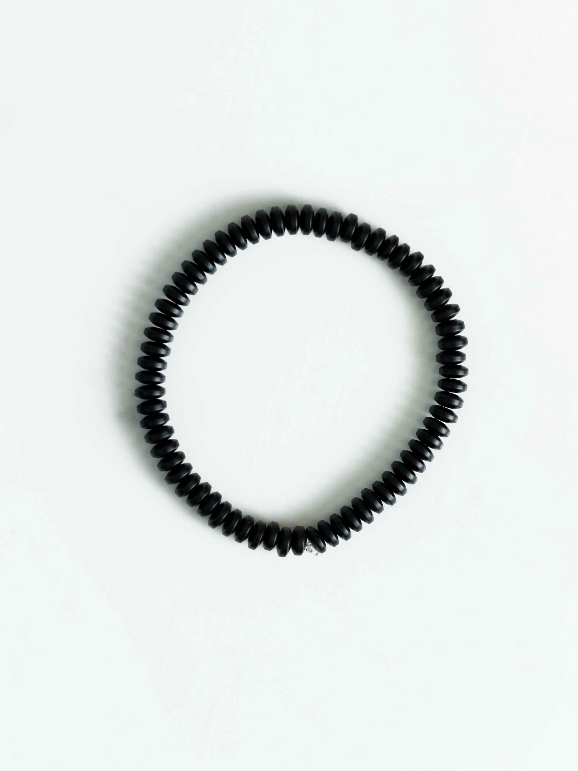 PULSERA DISCOS NEGRA
