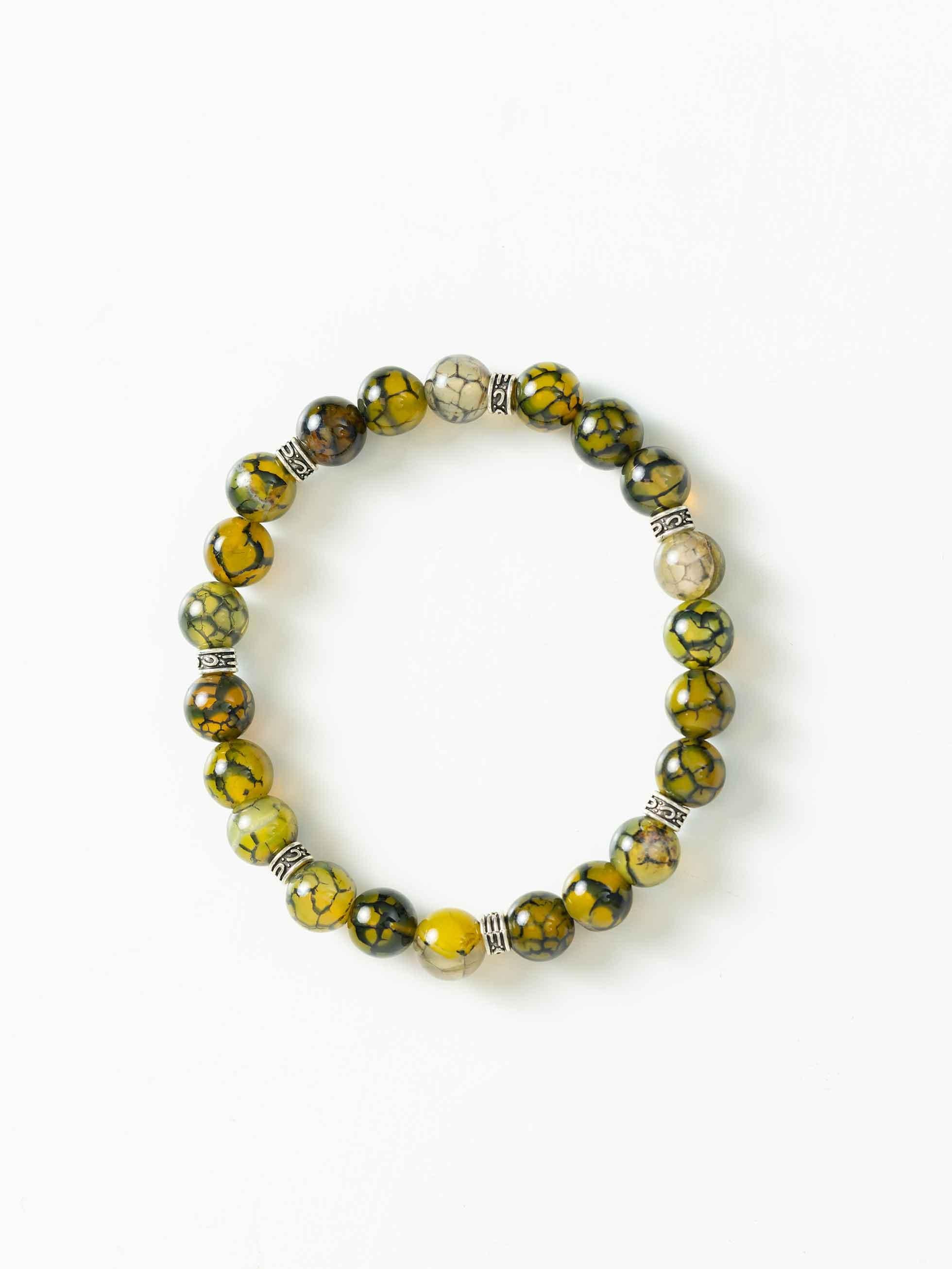 PULSERA PIEDRAS AMARILLA
