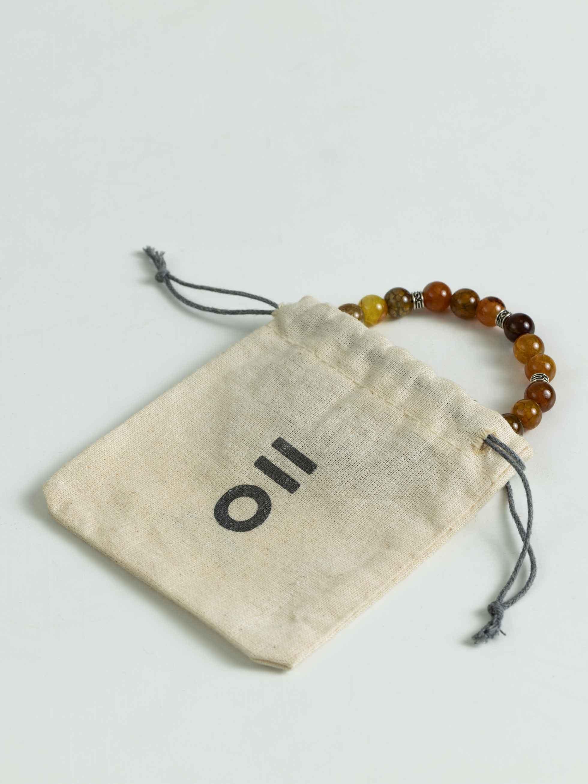 PULSERA PIEDRAS MARRÓN AMARILLA - Image 2