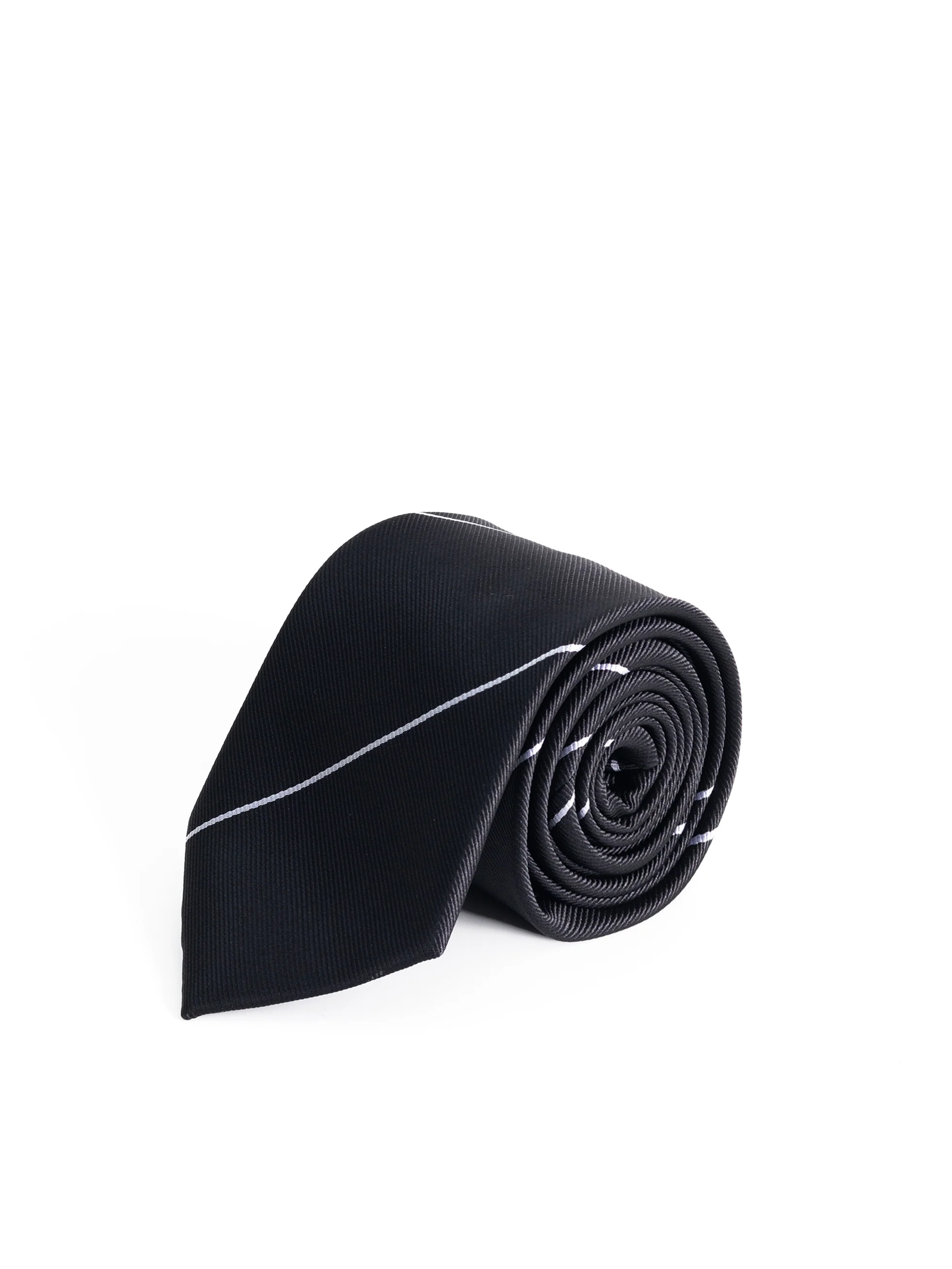 CORBATA REGIMENTAL NEGRA