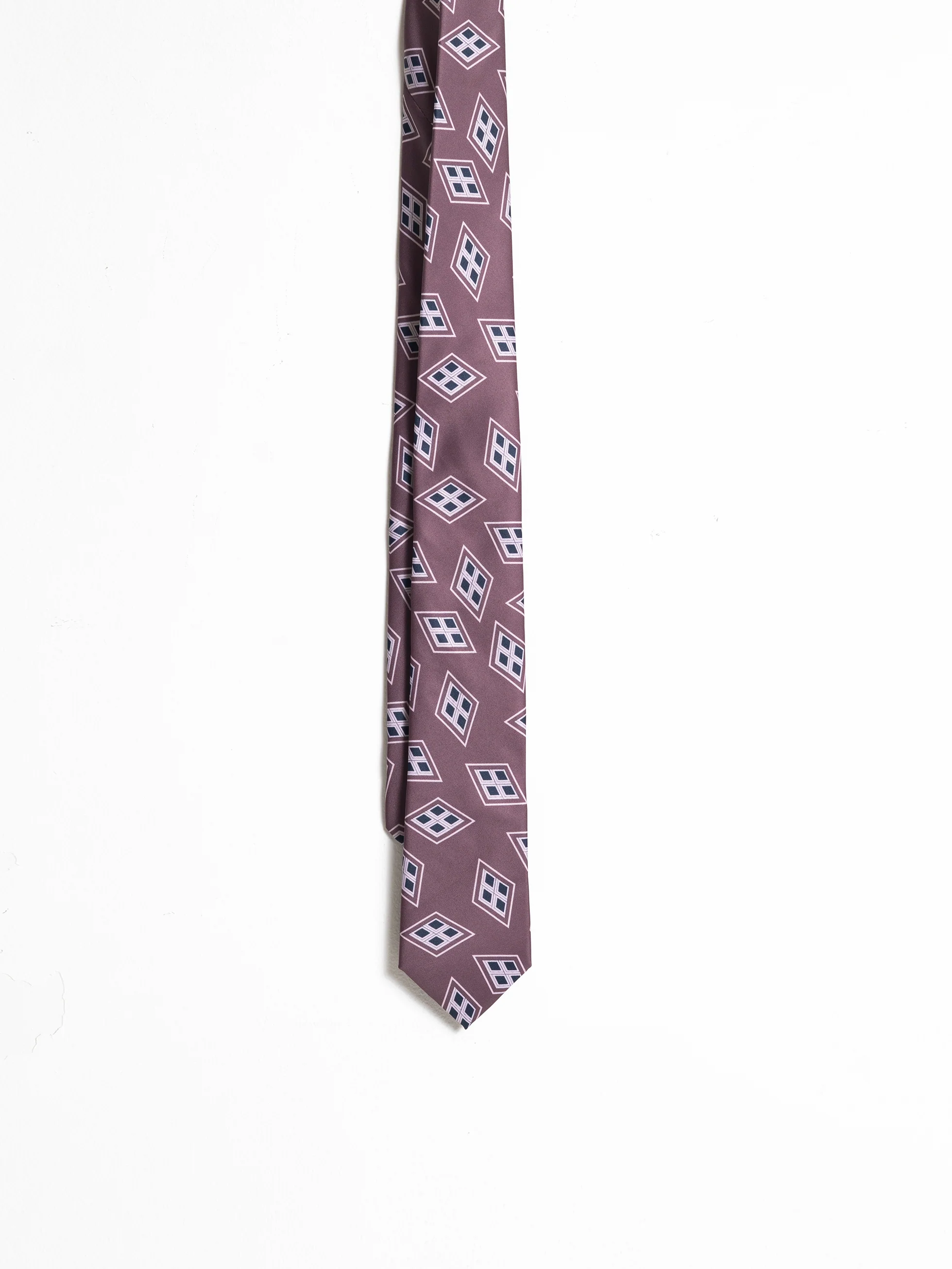 CORBATA MOTIVOS ABSTRACTOS MARRÓN - Image 2