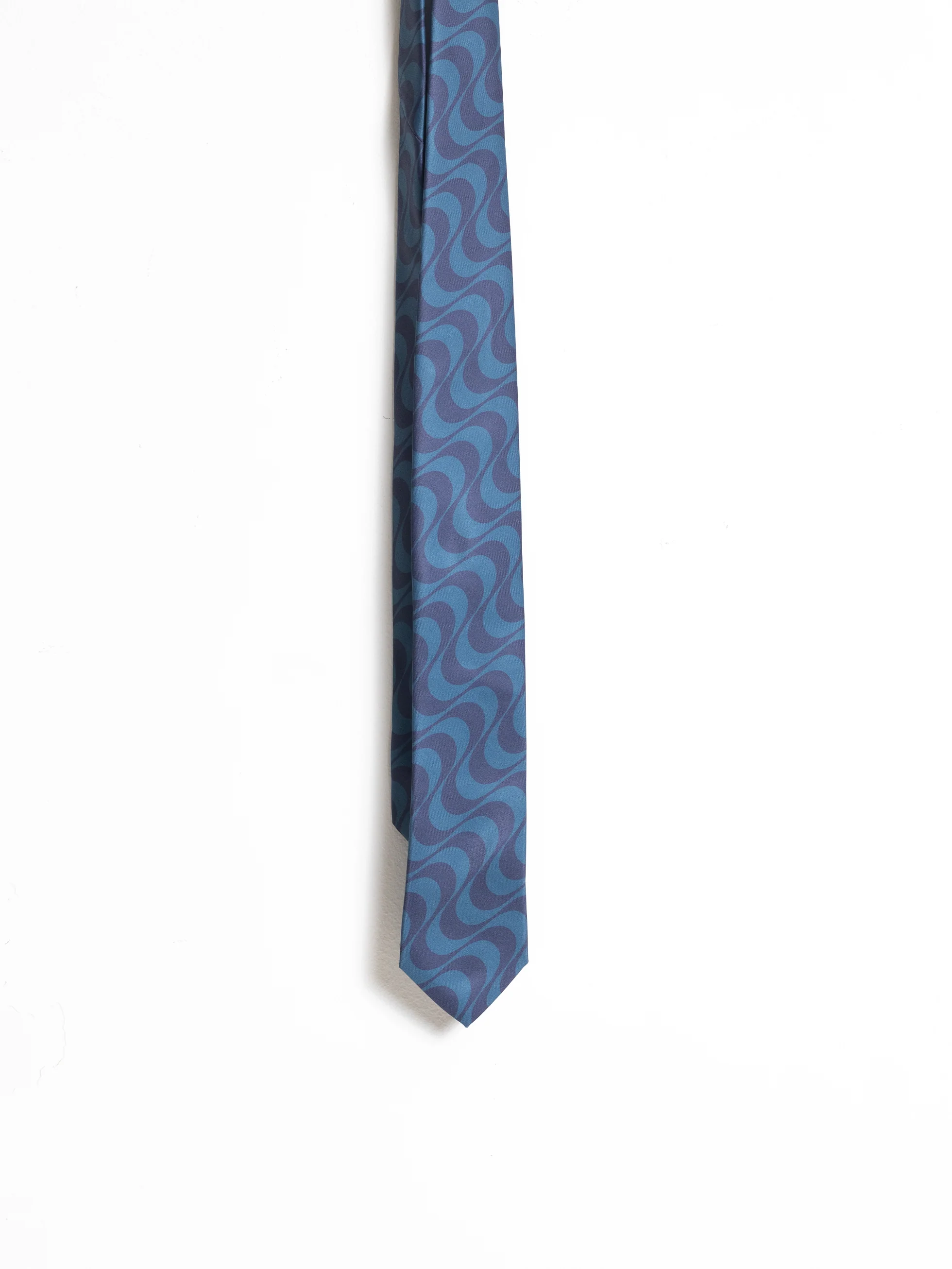 CORBATA ESTAMPADO ONDAS MARINO - Image 2