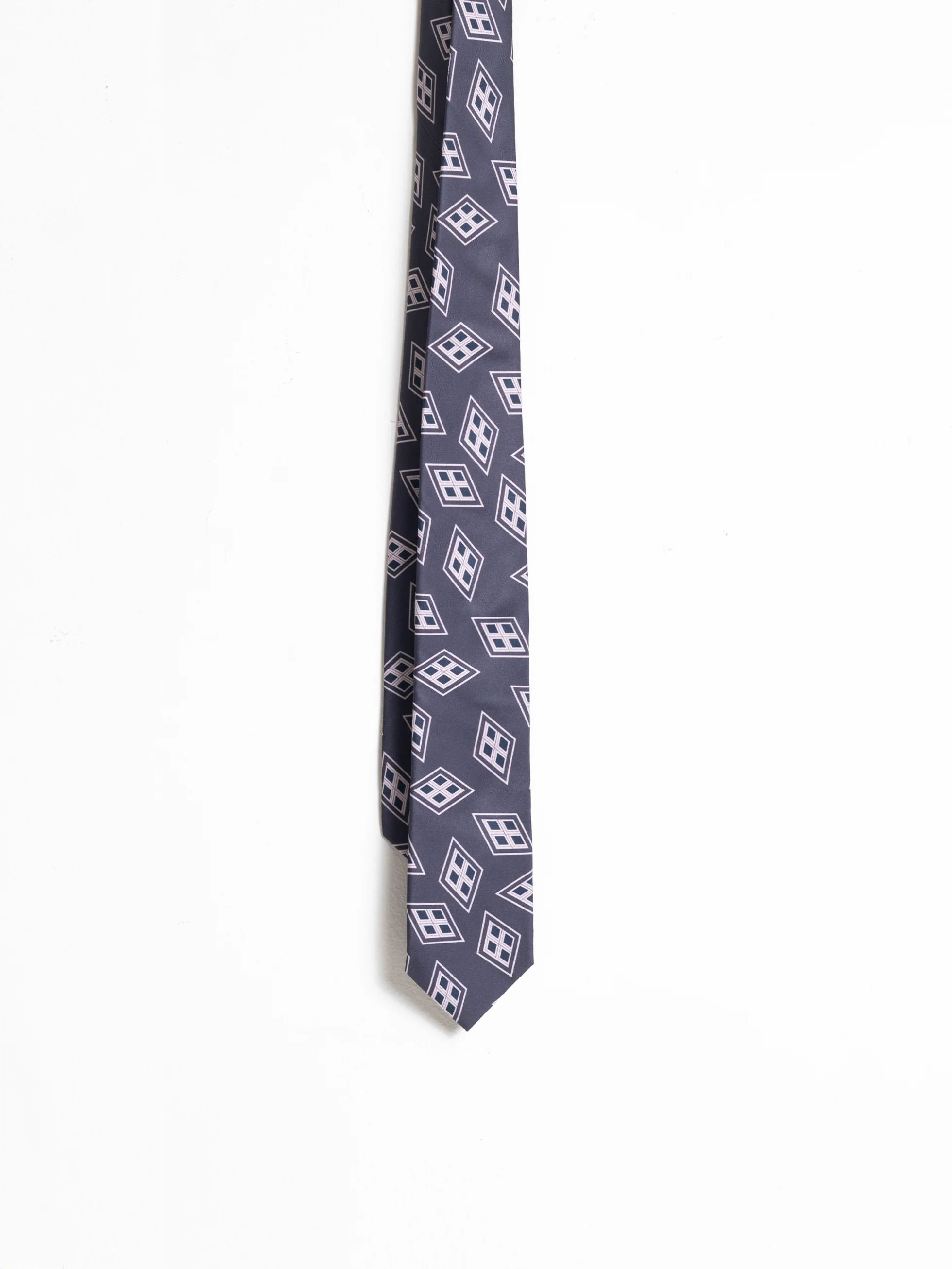 CORBATA MOTIVOS GEOMÉTRICOS MARINO - Image 2
