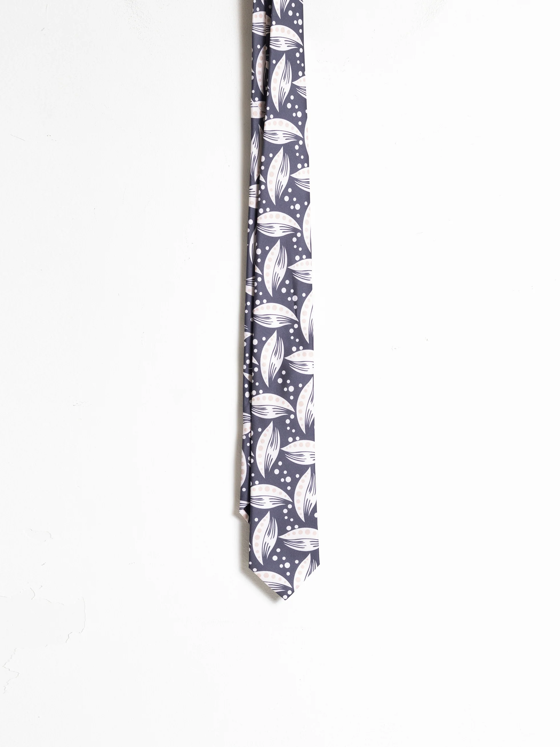 CORBATA MAXI ESTAMPADO HOJAS MARINO - Image 2