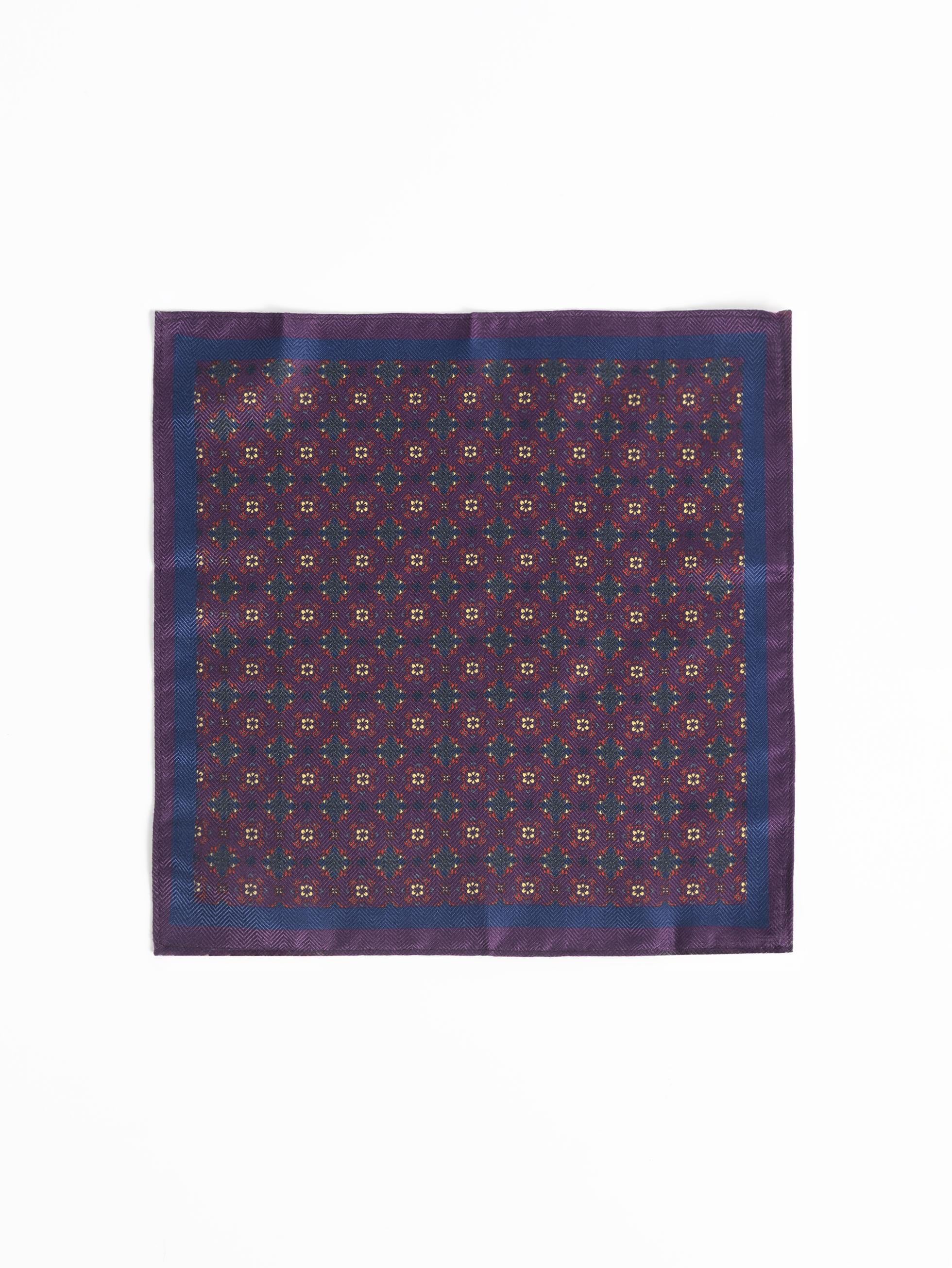 PAÑUELO DE BOLSILLO ESTAMPADO MORADO