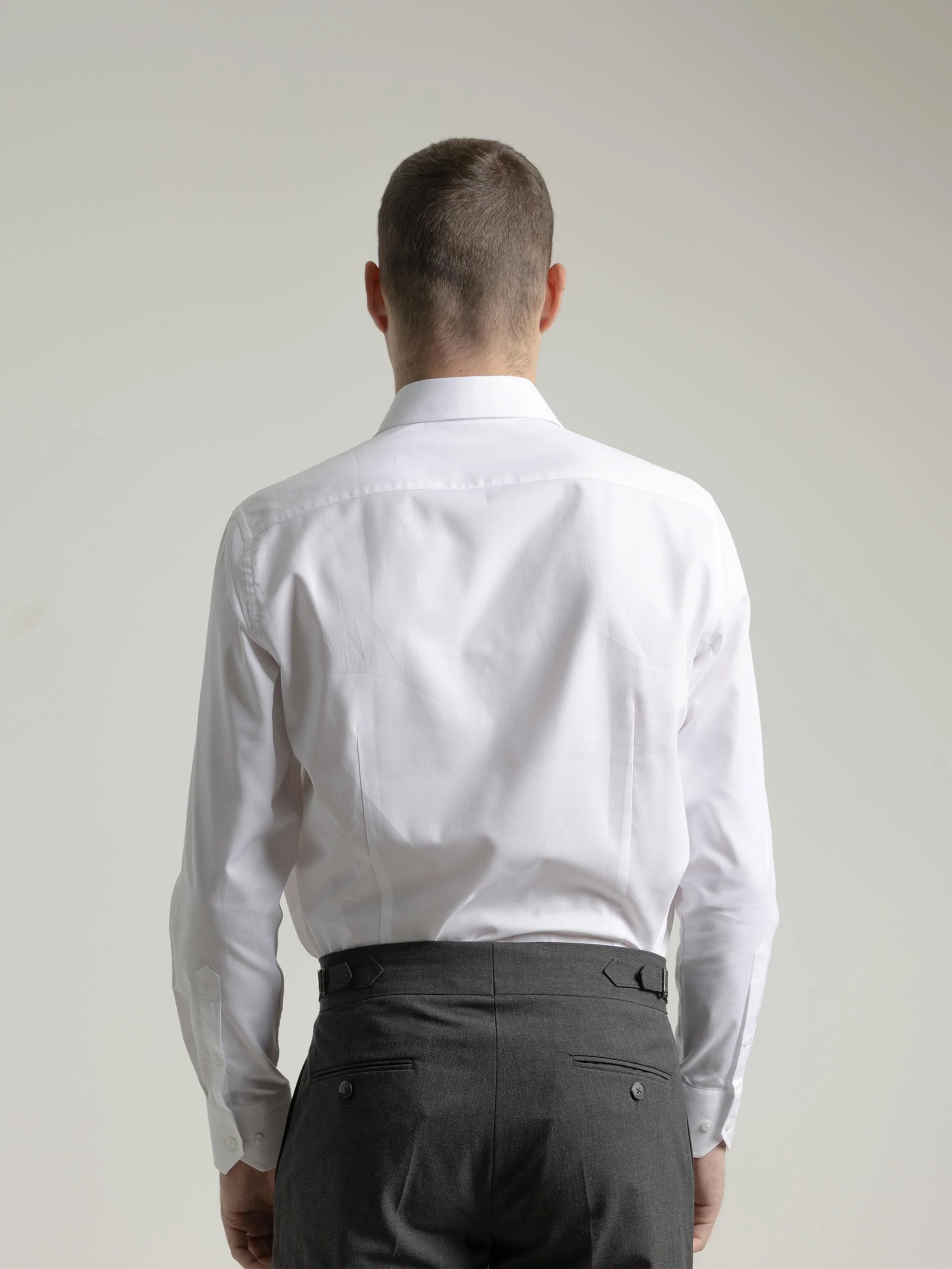 CAMISA VESTIR LISA BLANCA - Image 5