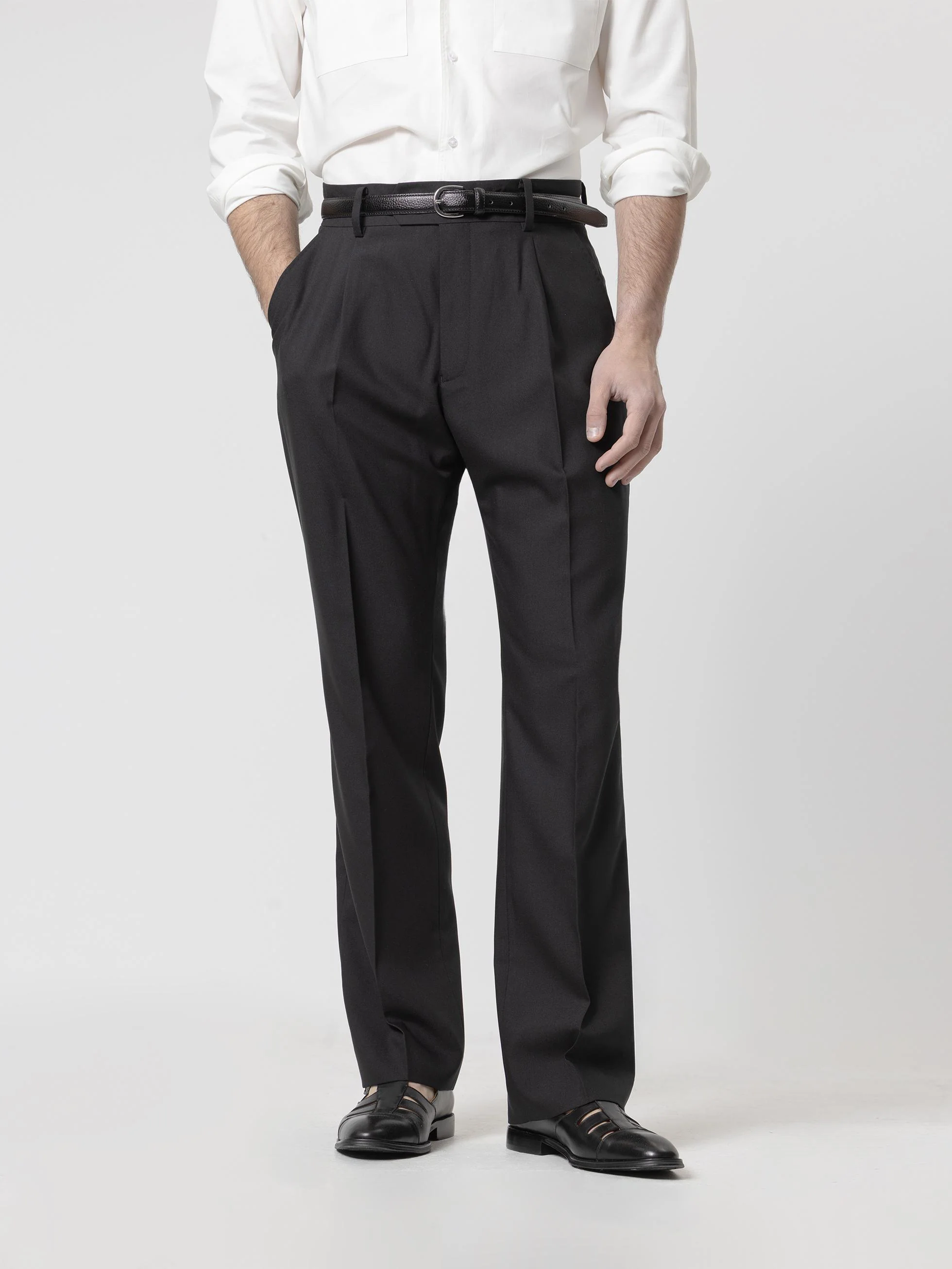 PANTALÓN WIDE FIT NEGRO - Image 2