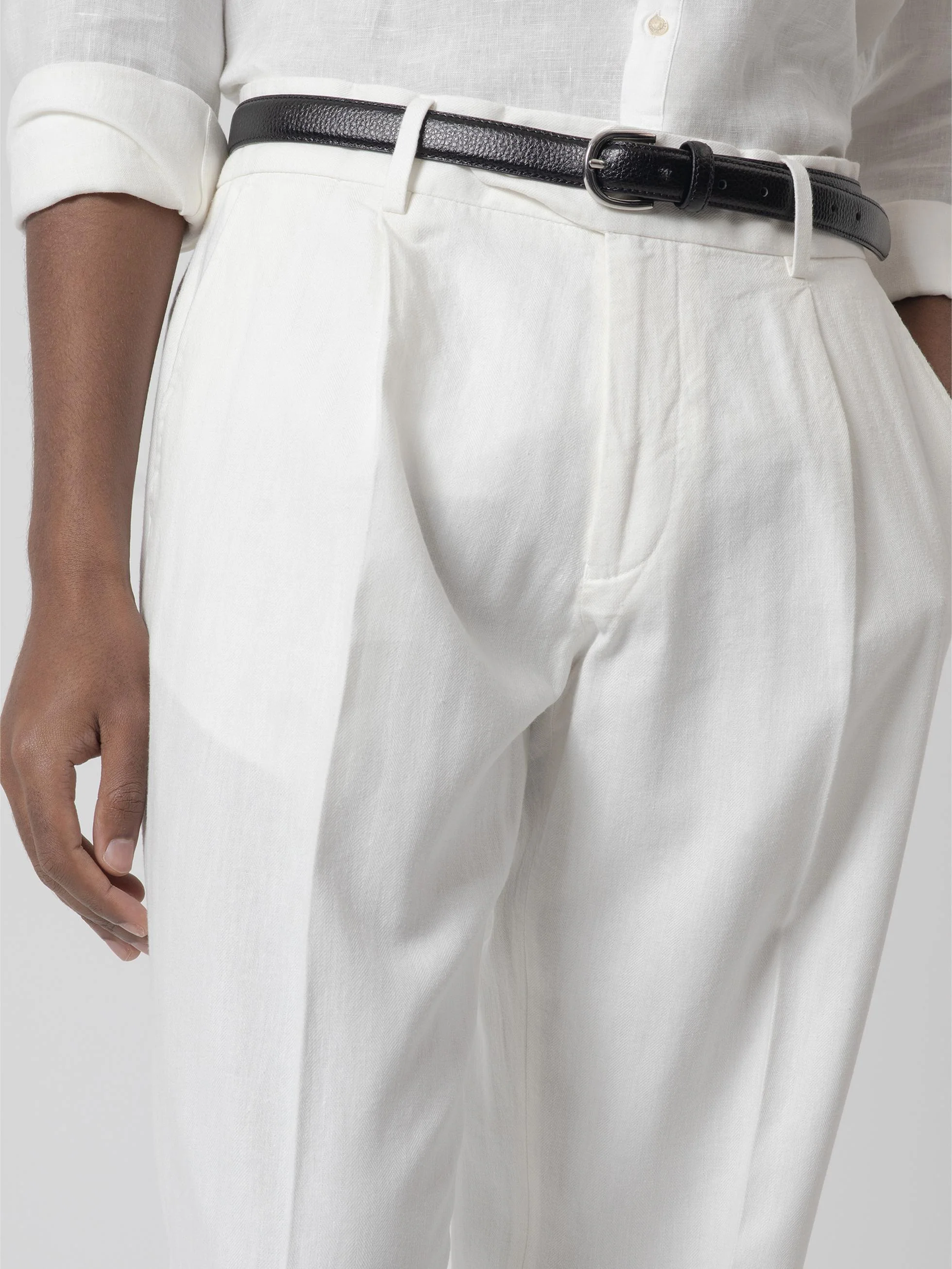 PANTALÓN WIDE FIT BLANCO - Image 2