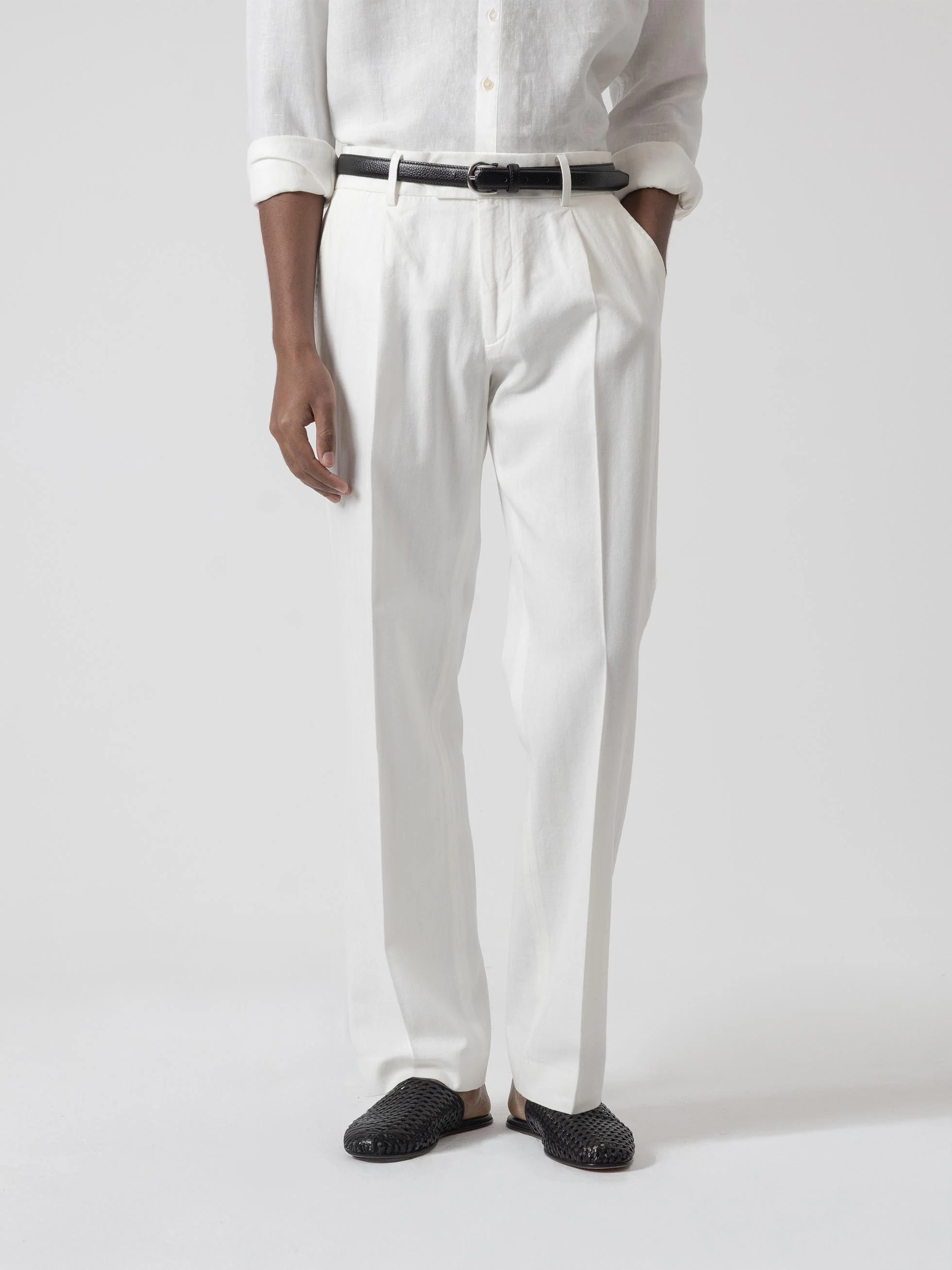 PANTALÓN WIDE FIT BLANCO - Image 3