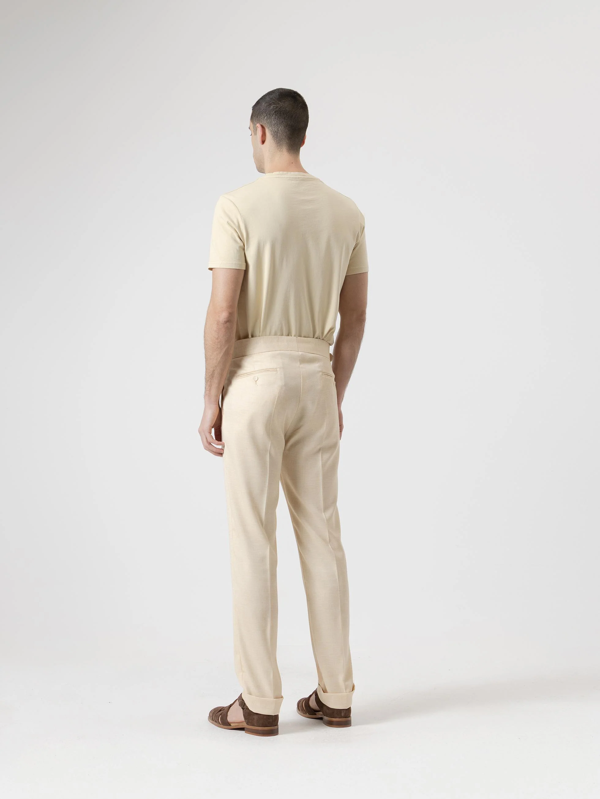 PANTALÓN GURKHA LINO VAINILLA - Image 5