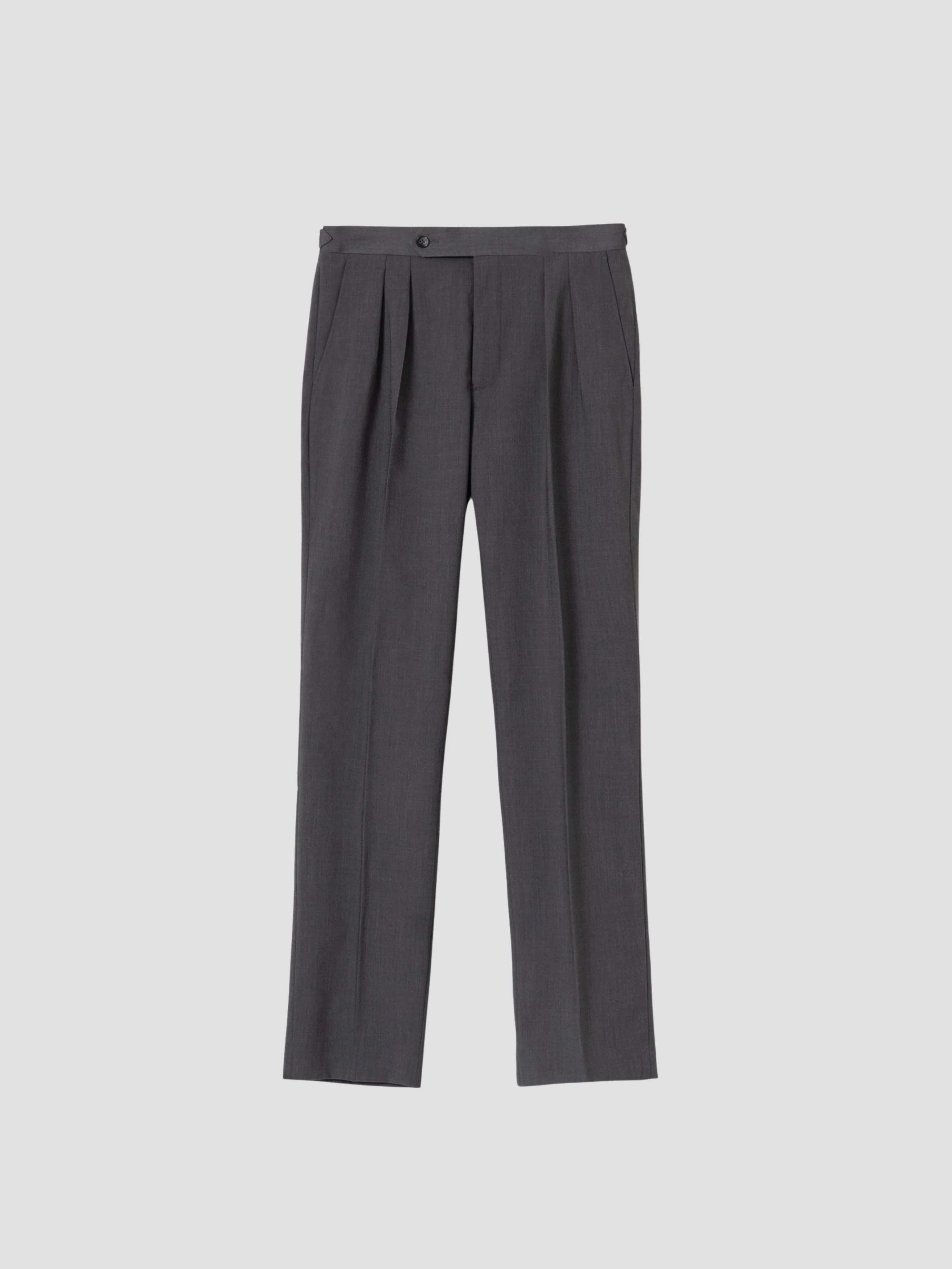 PANTALÓN ALTO RELAXED FIT GRIS OSCURO