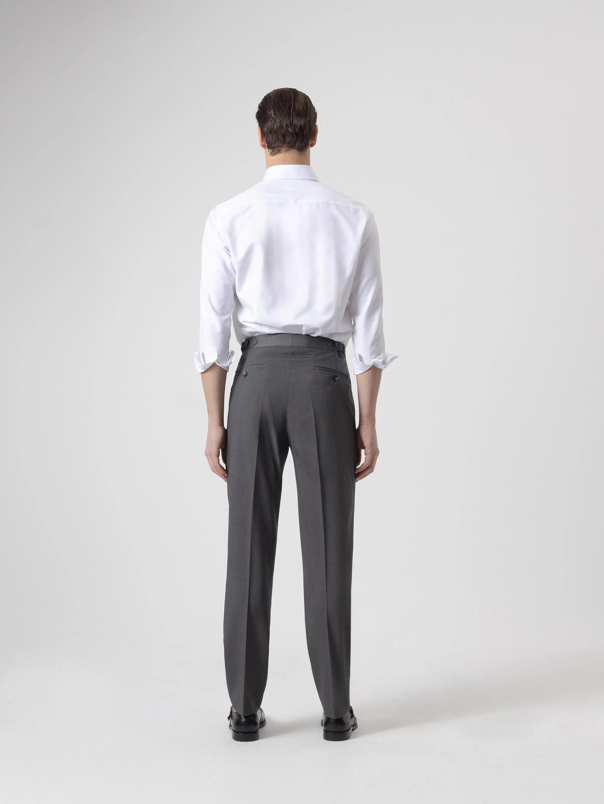 PANTALÓN ALTO RELAXED FIT GRIS OSCURO - Image 5