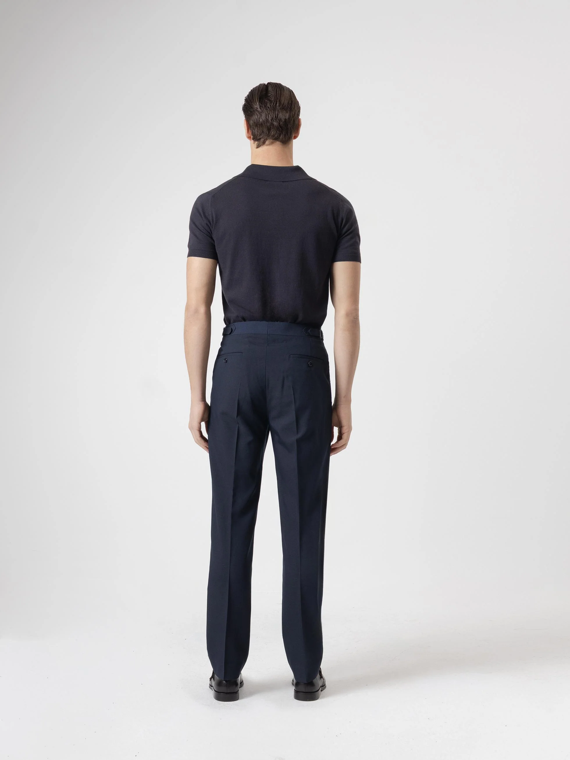 PANTALÓN ALTO RELAXED FIT MARINO - Image 5