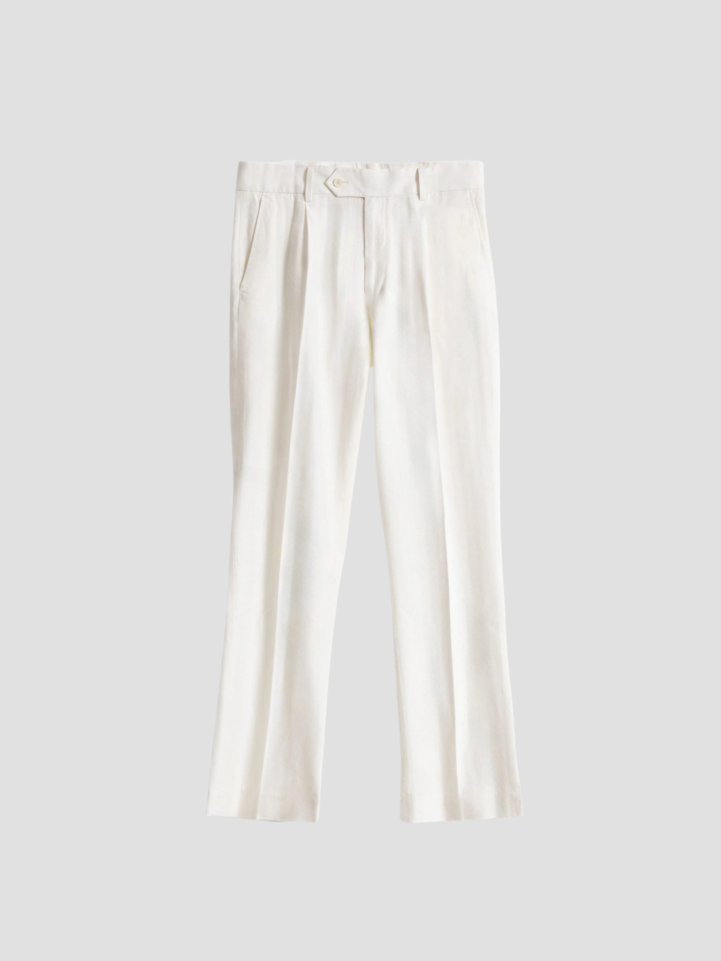 PANTALÓN LINO RELAXED FIT BLANCO