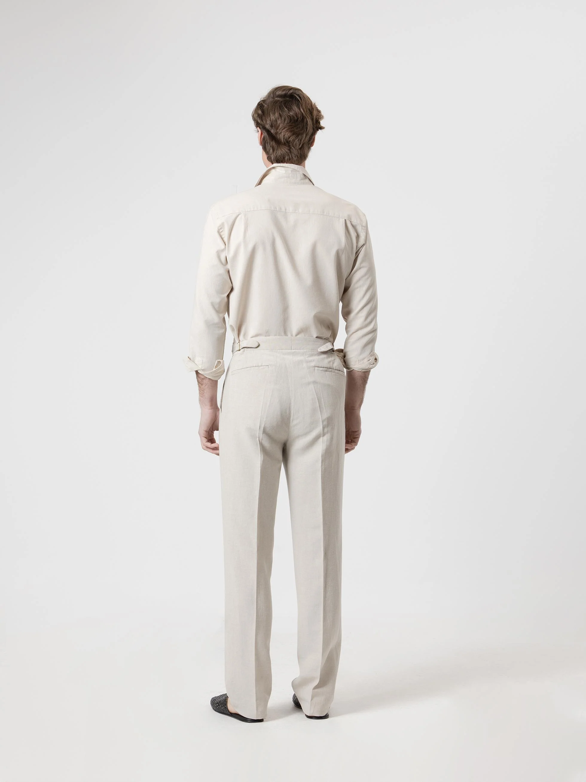 PANTALÓN LINO RELAXED FIT ARENA - Image 5
