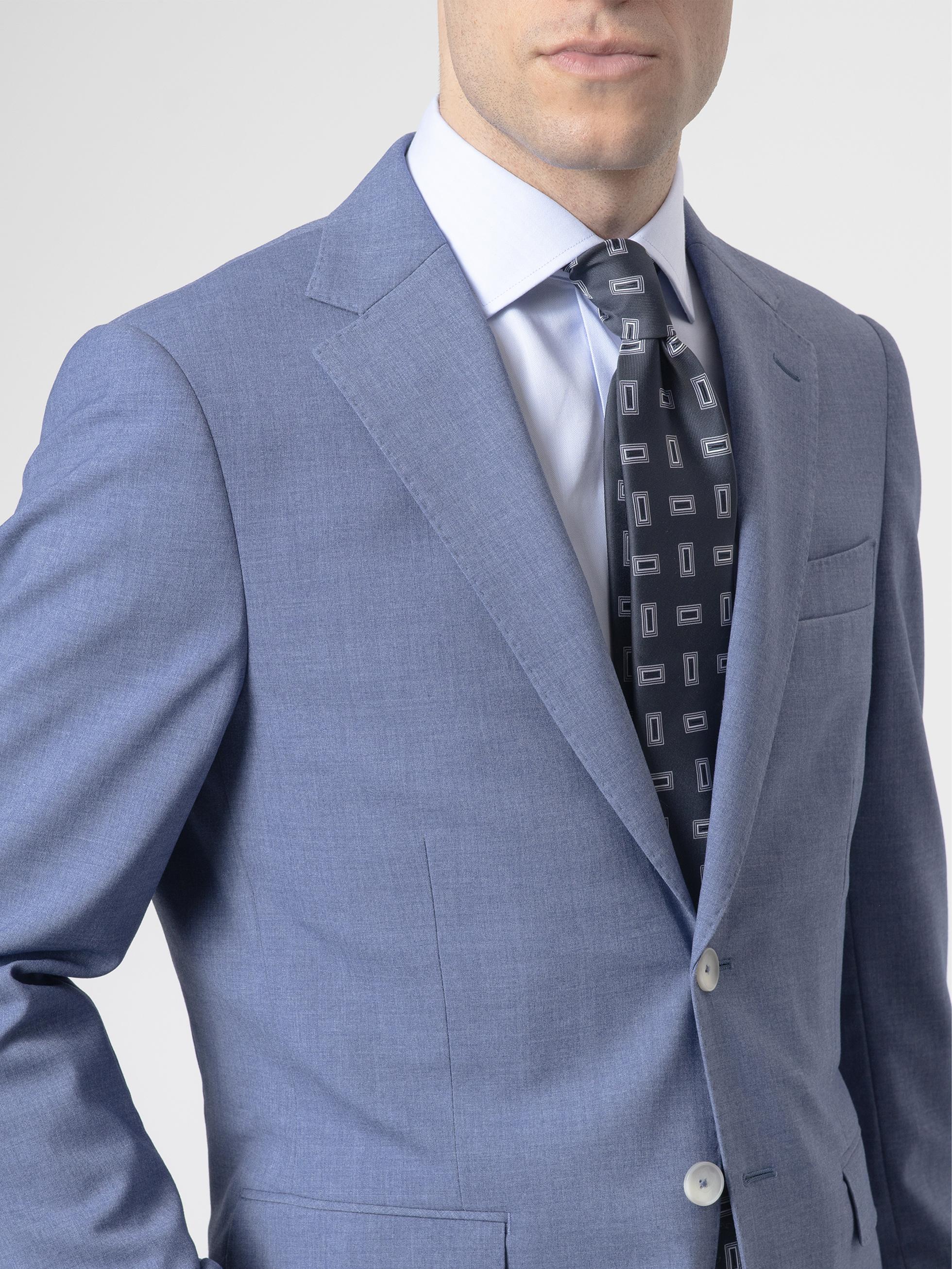 TRAJE LANA AZUL TIZA - Image 2