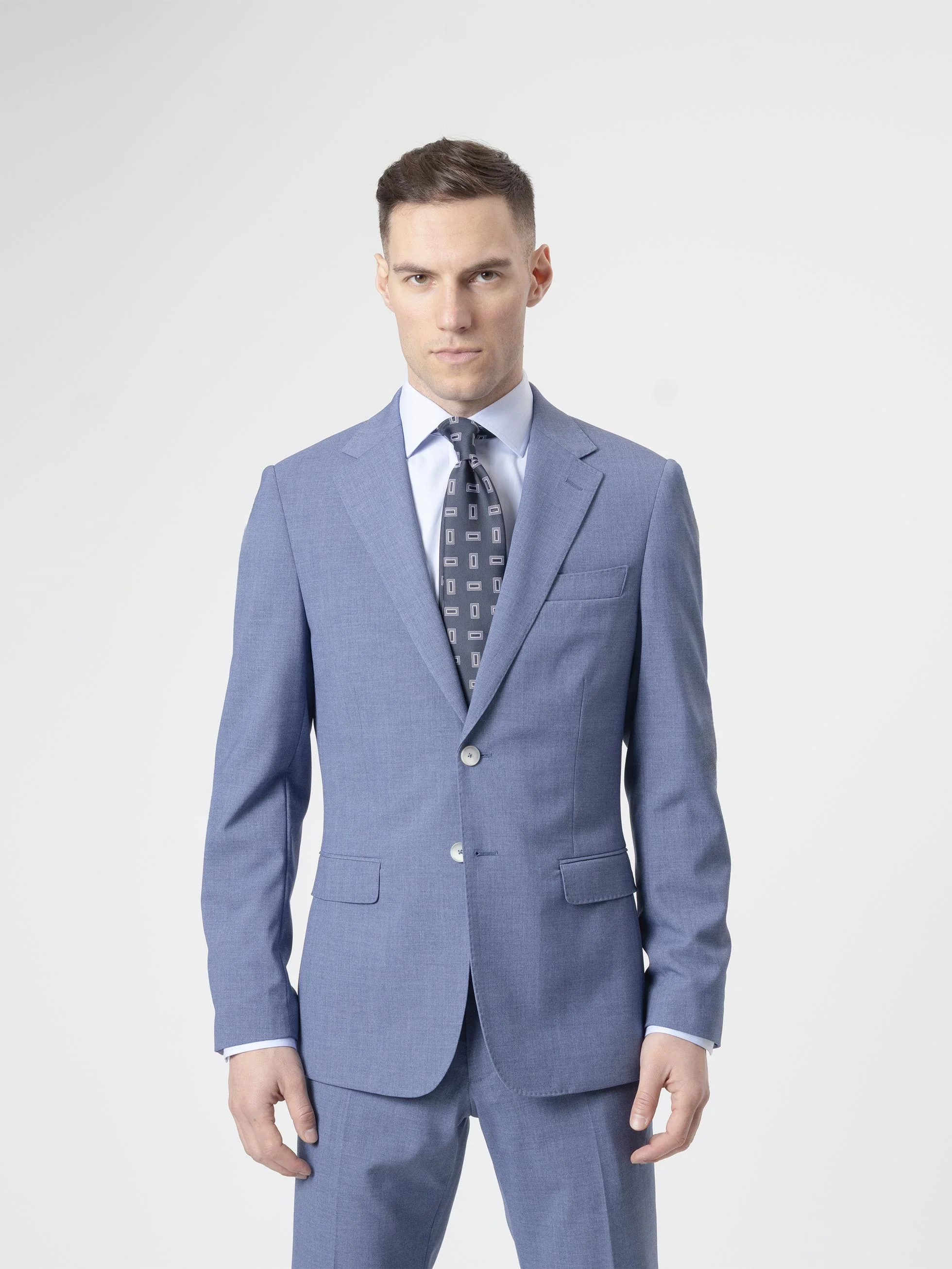 TRAJE LANA AZUL TIZA - Image 3