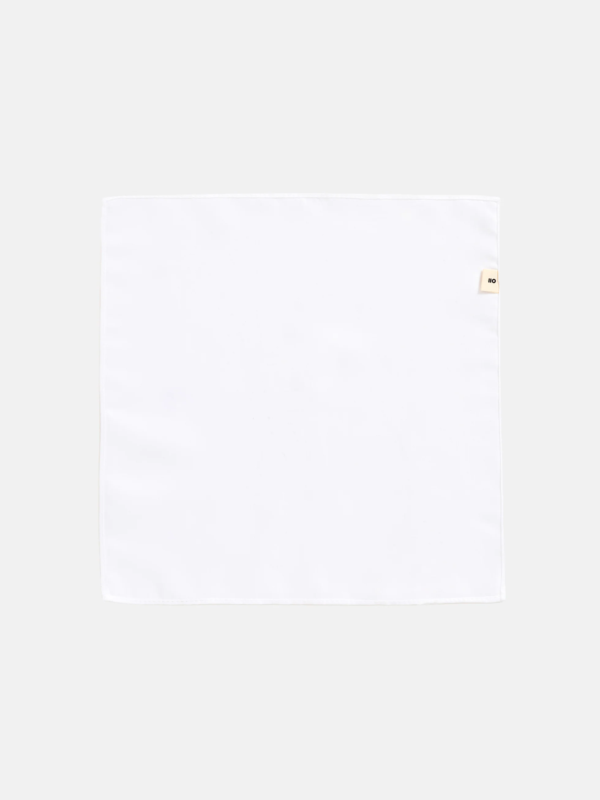 PAÑUELO DE BOLSILLO BLANCO LISO