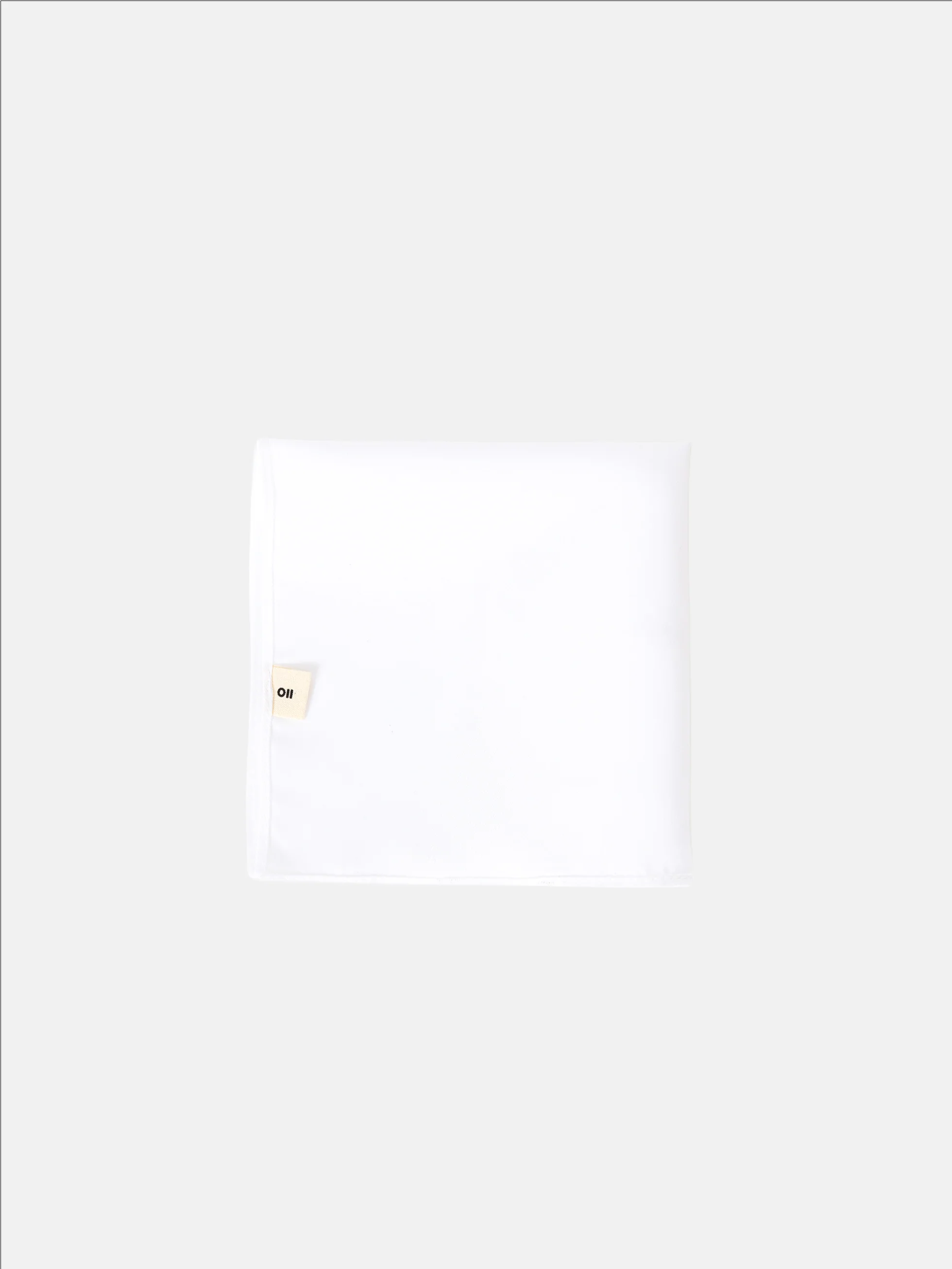 PAÑUELO DE BOLSILLO BLANCO LISO - Image 2