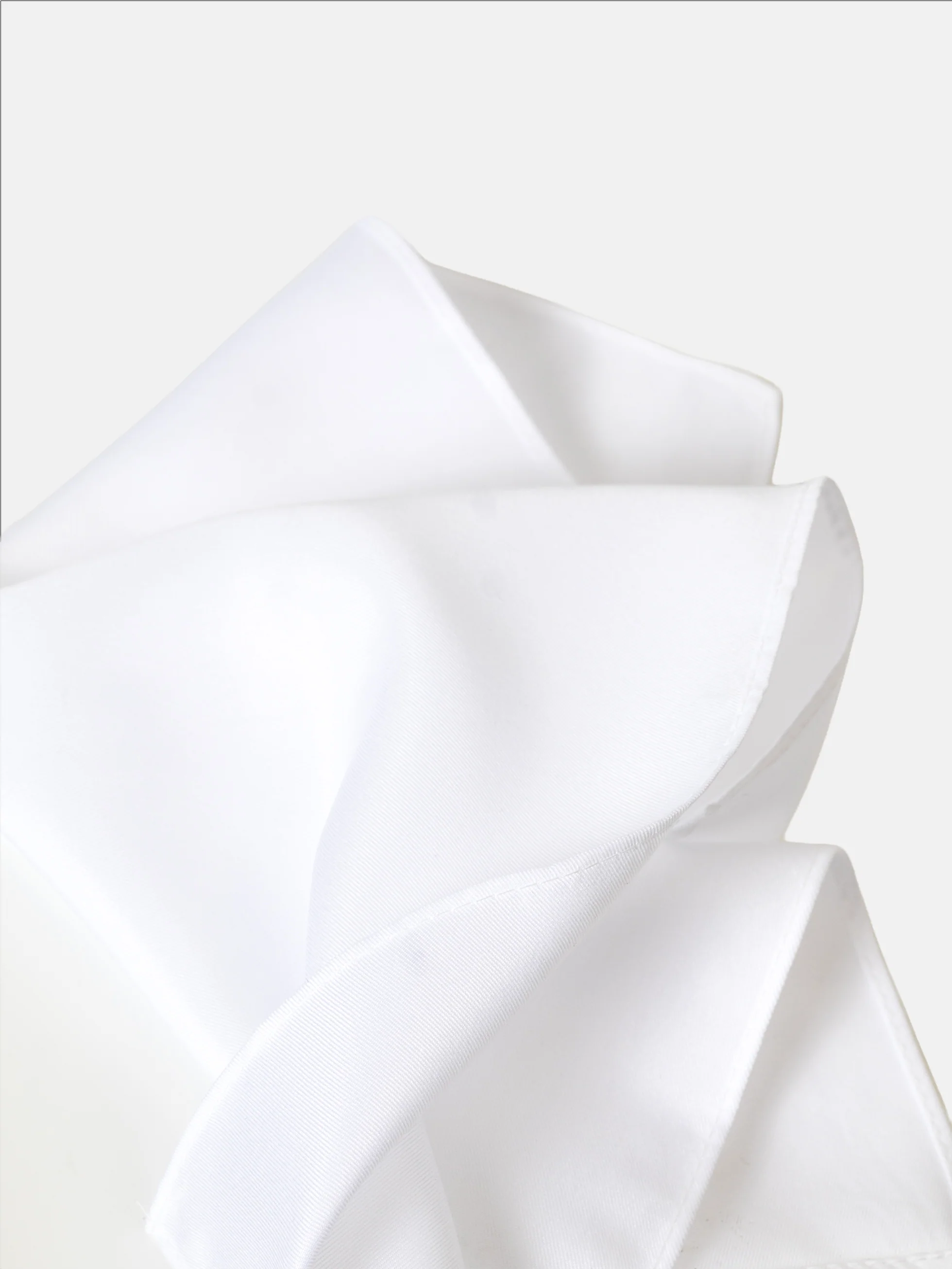 PAÑUELO DE BOLSILLO BLANCO LISO - Image 4