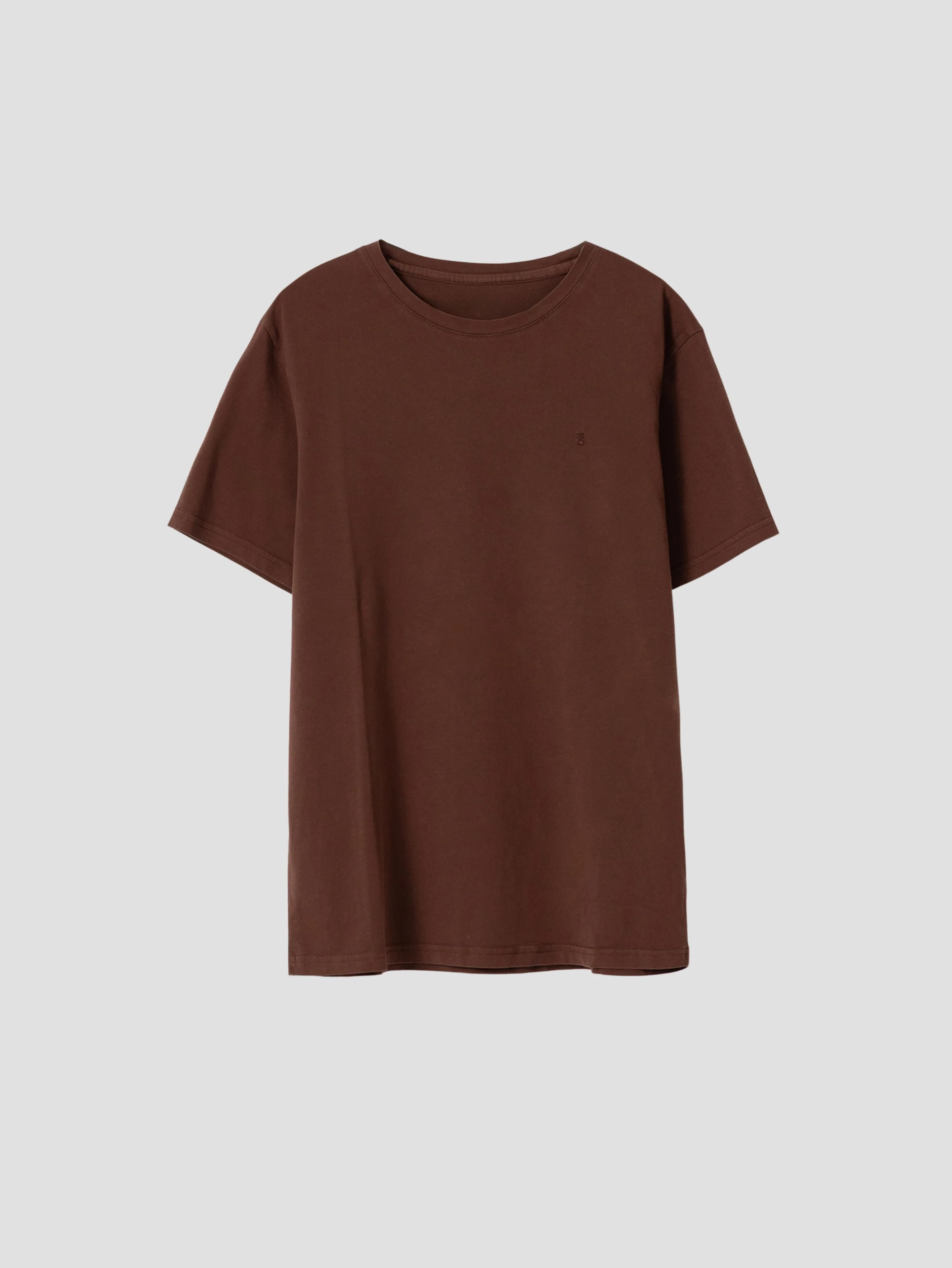 CAMISETA BÁSICA MARRÓN
