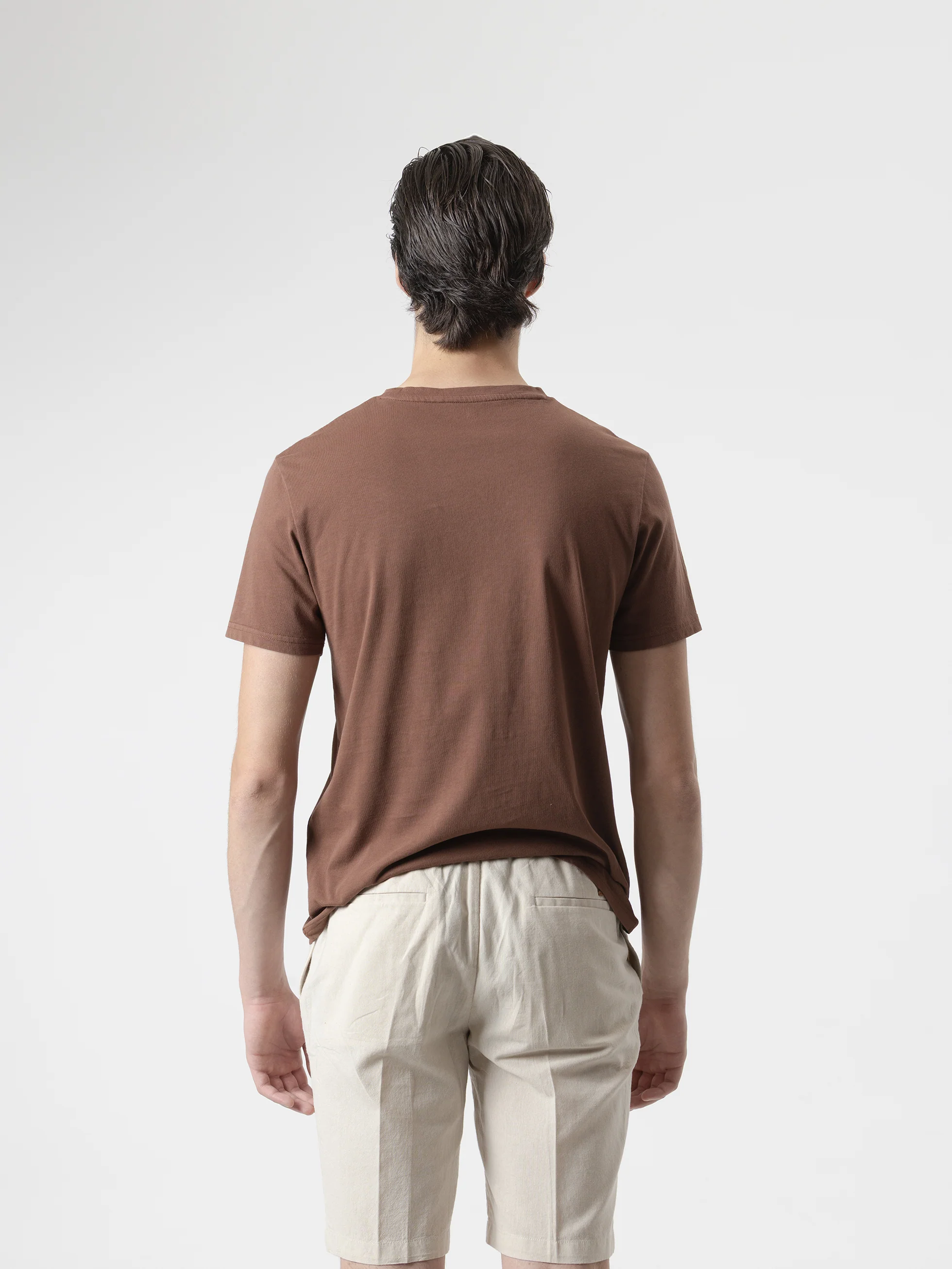 CAMISETA BÁSICA MARRÓN - Image 5