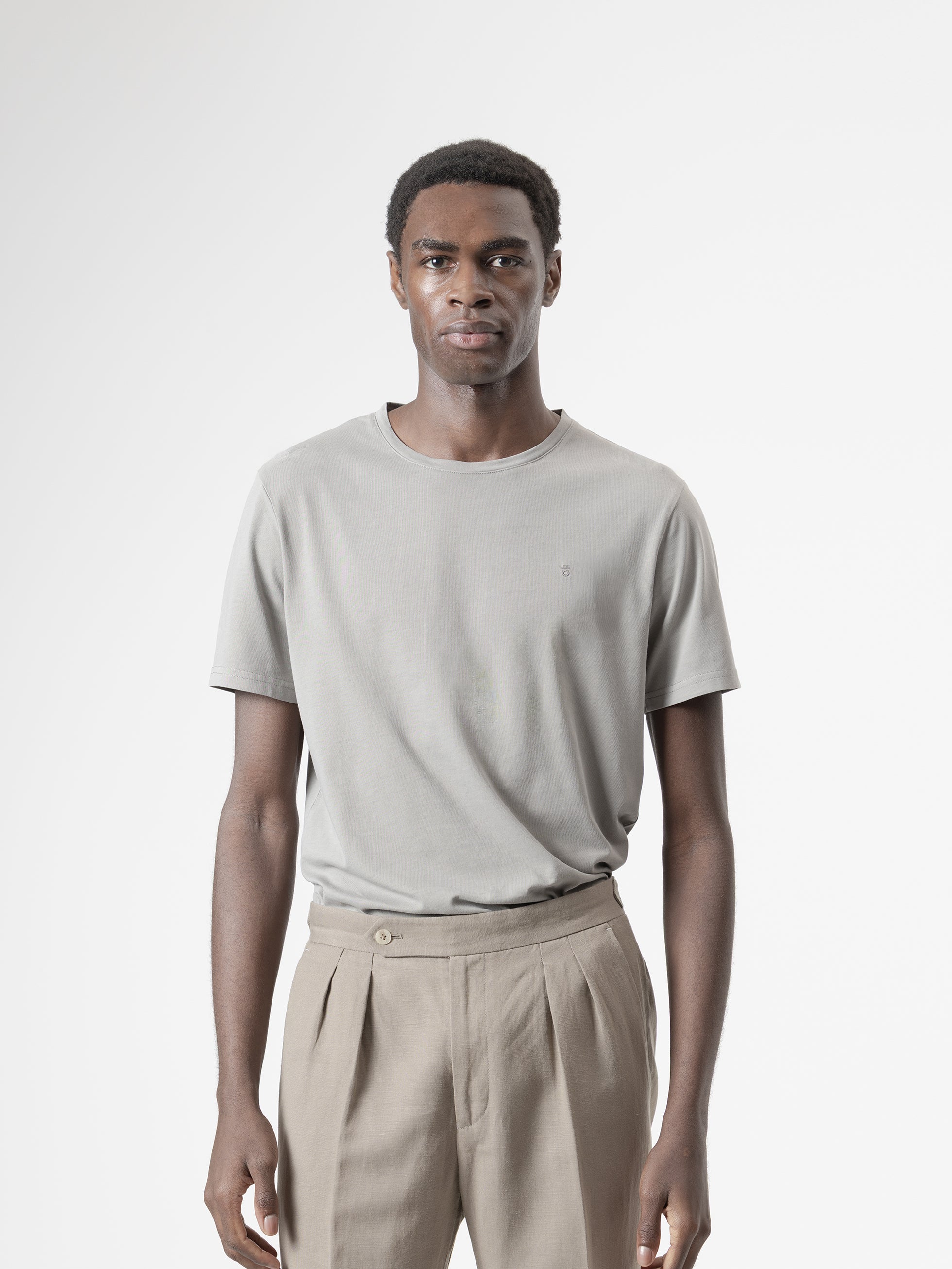 CAMISETA BÁSICA GRIS - Image 4