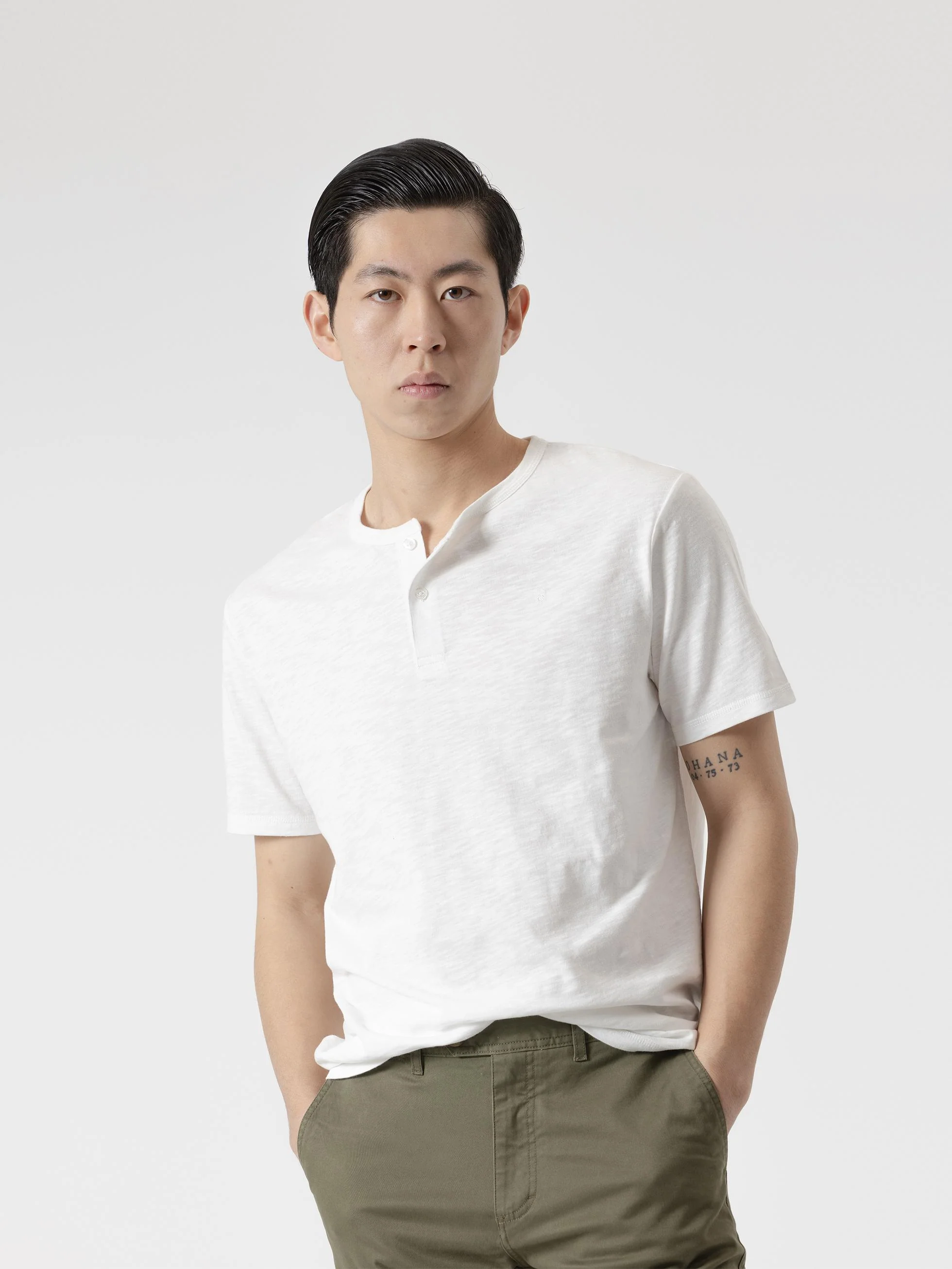 CAMISETA CUELLO PANADERO BLANCO - Image 3