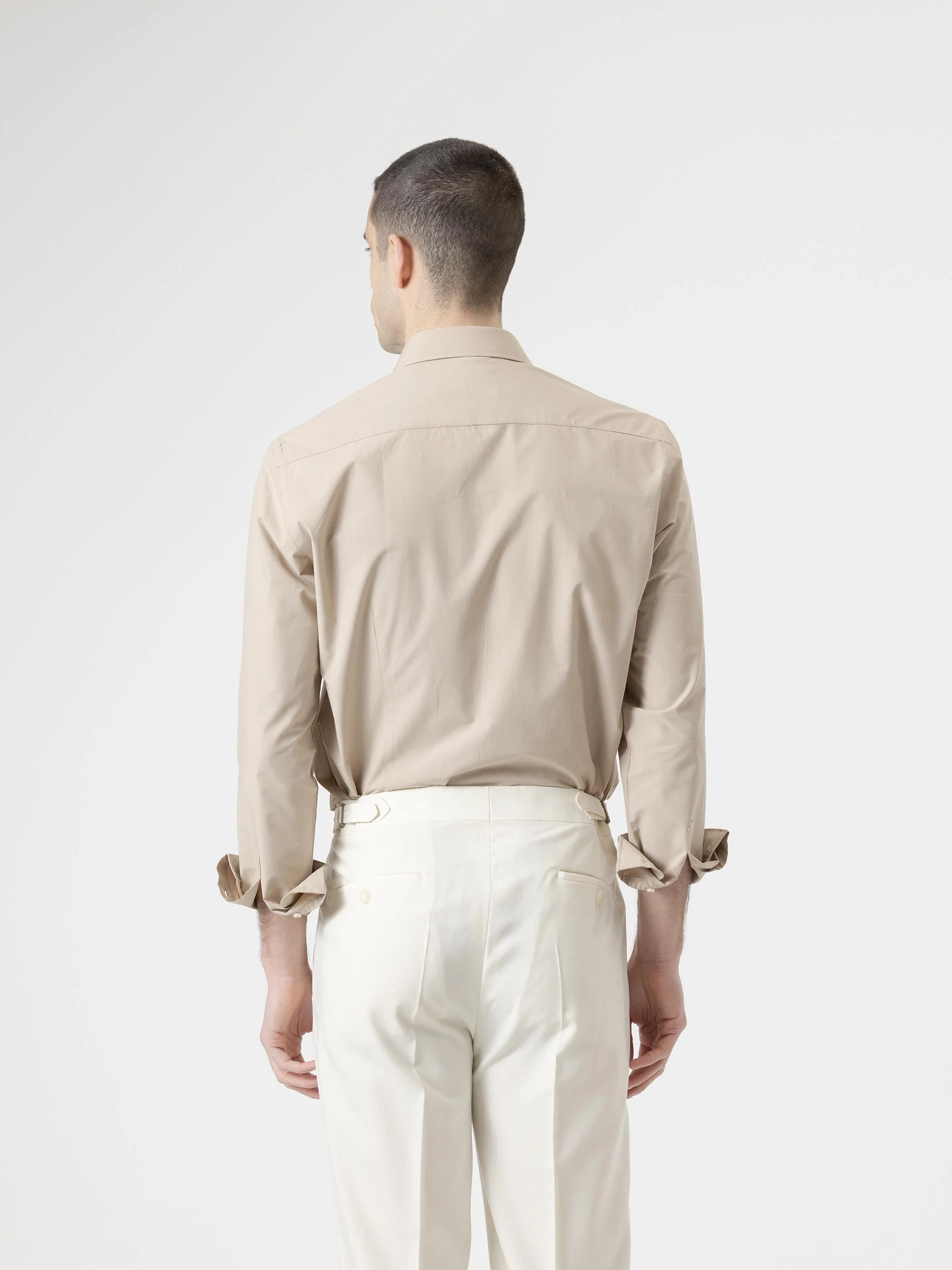 CAMISA ALGODÓN BEIGE - Image 5