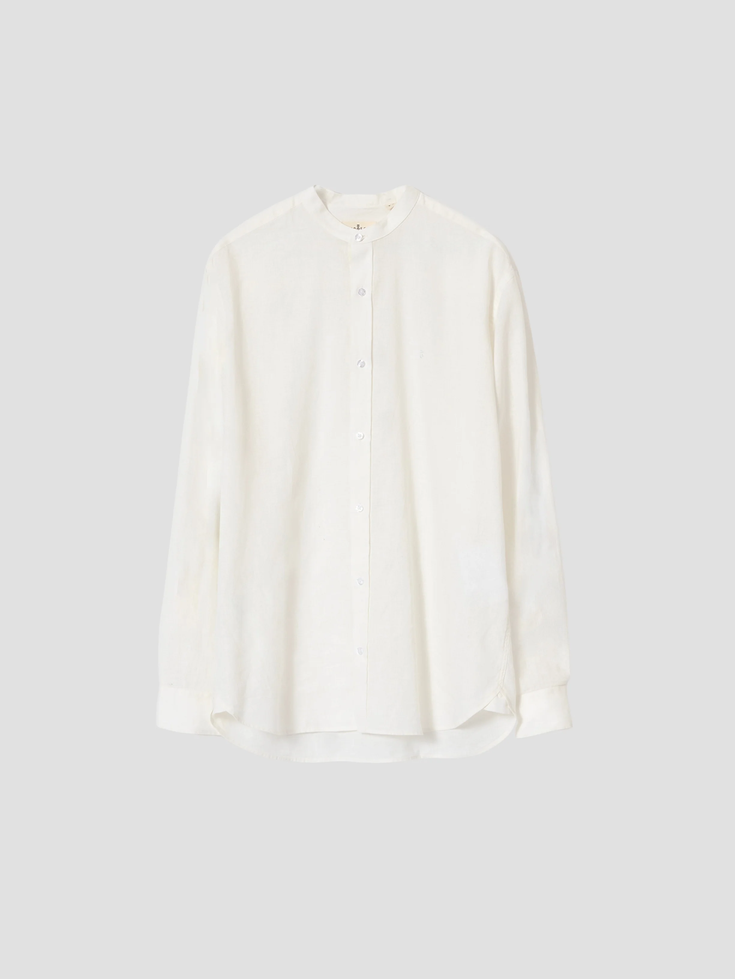 CAMISA CUELLO MAO LINO BLANCO