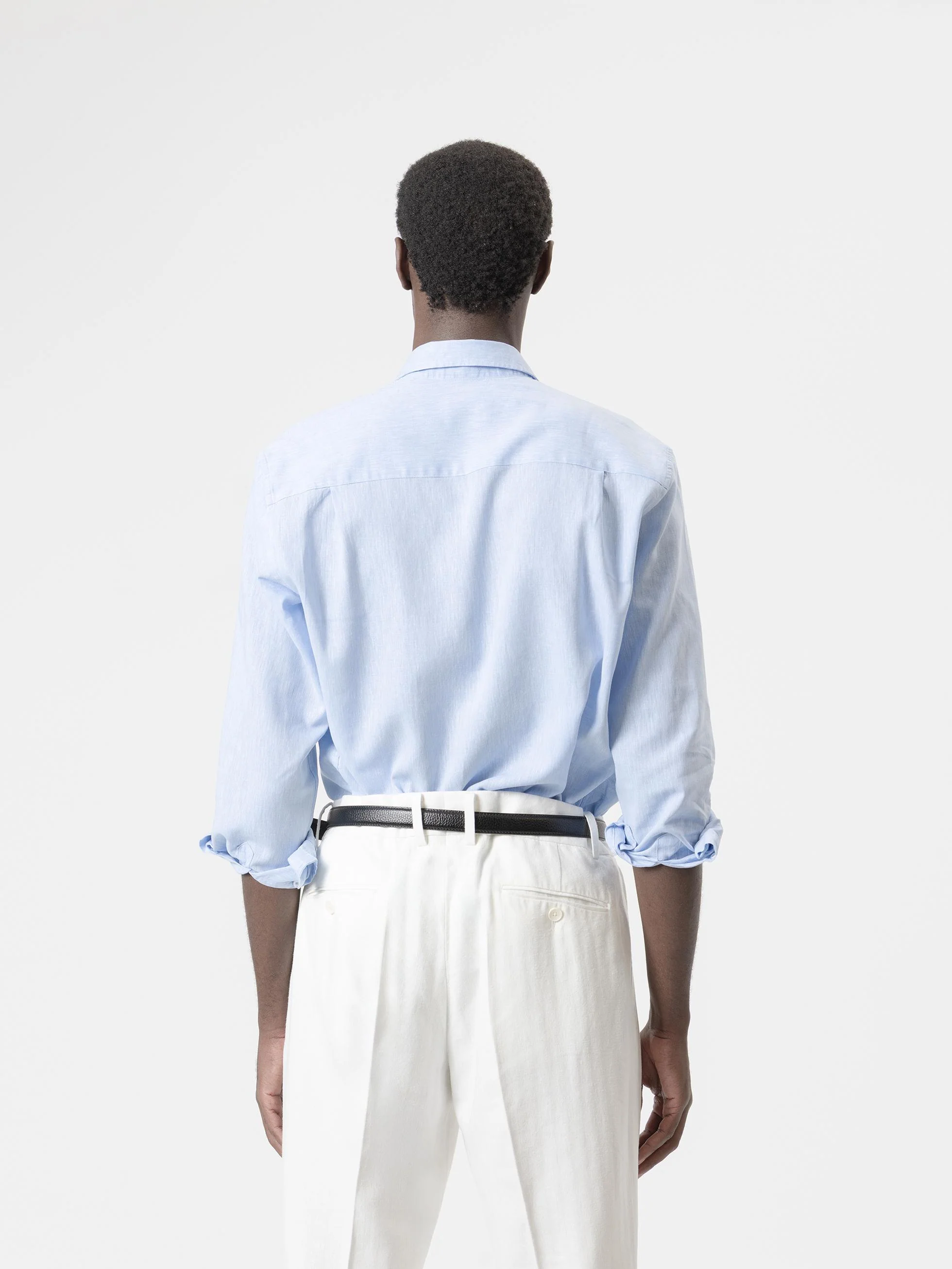 CAMISA LINO CELESTE - Image 5