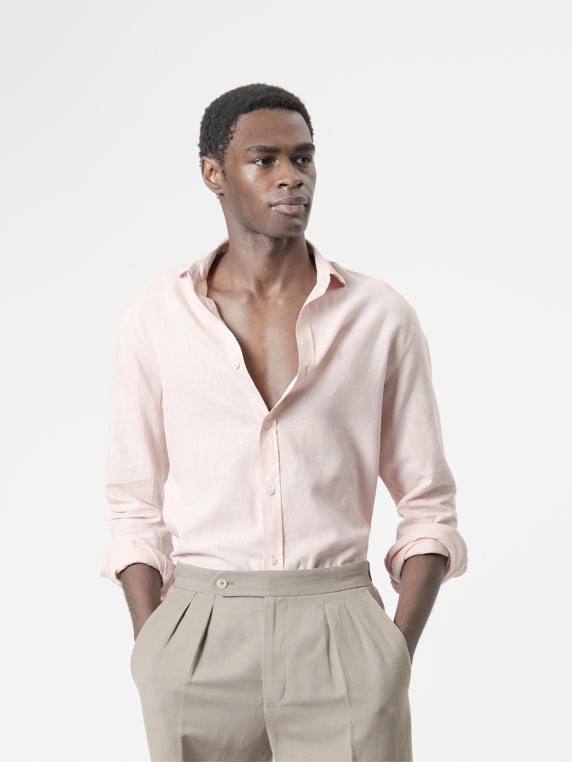 CAMISA LINO ROSA - Image 3