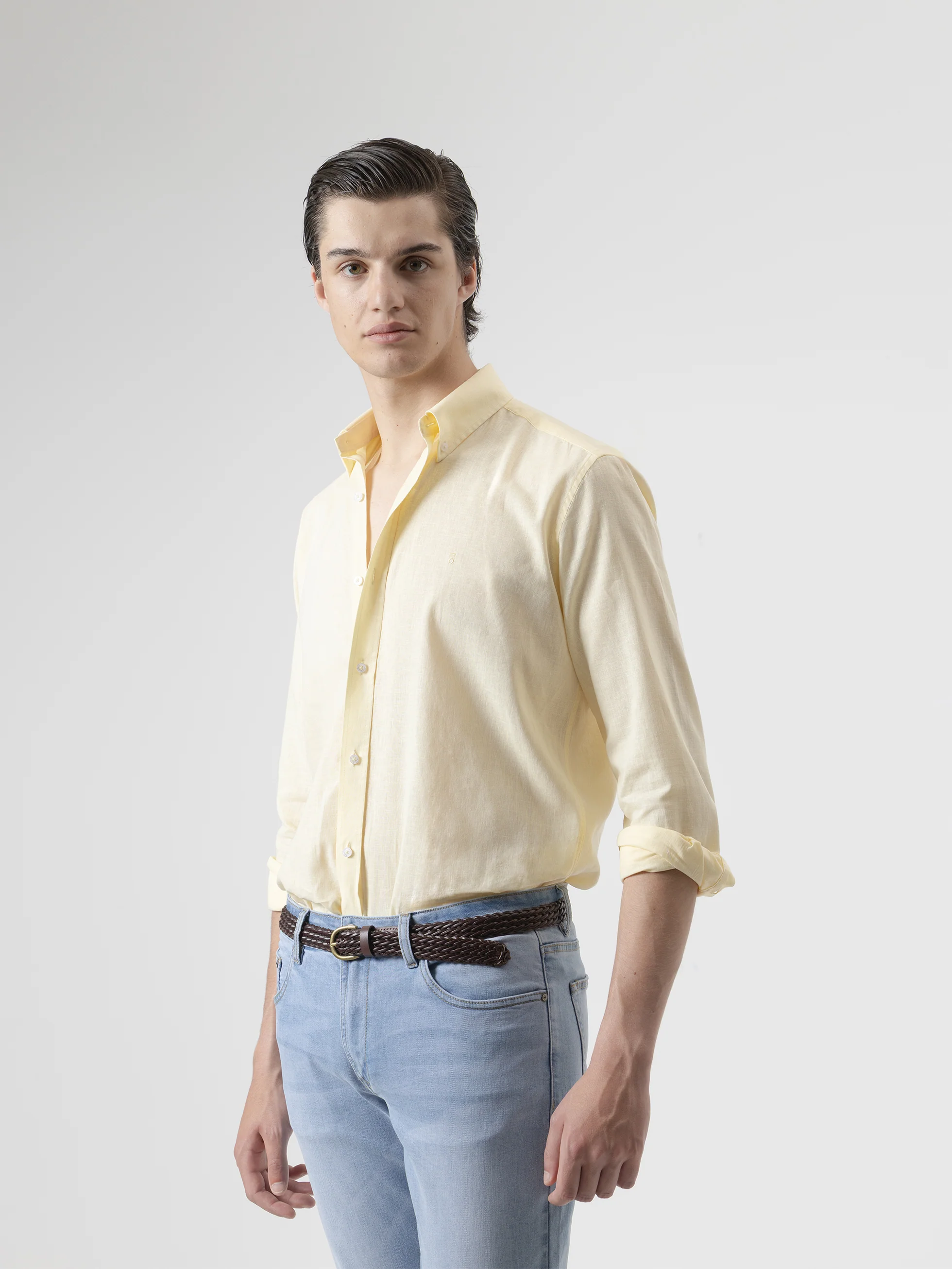 CAMISA LINO AMARILLA - Image 4