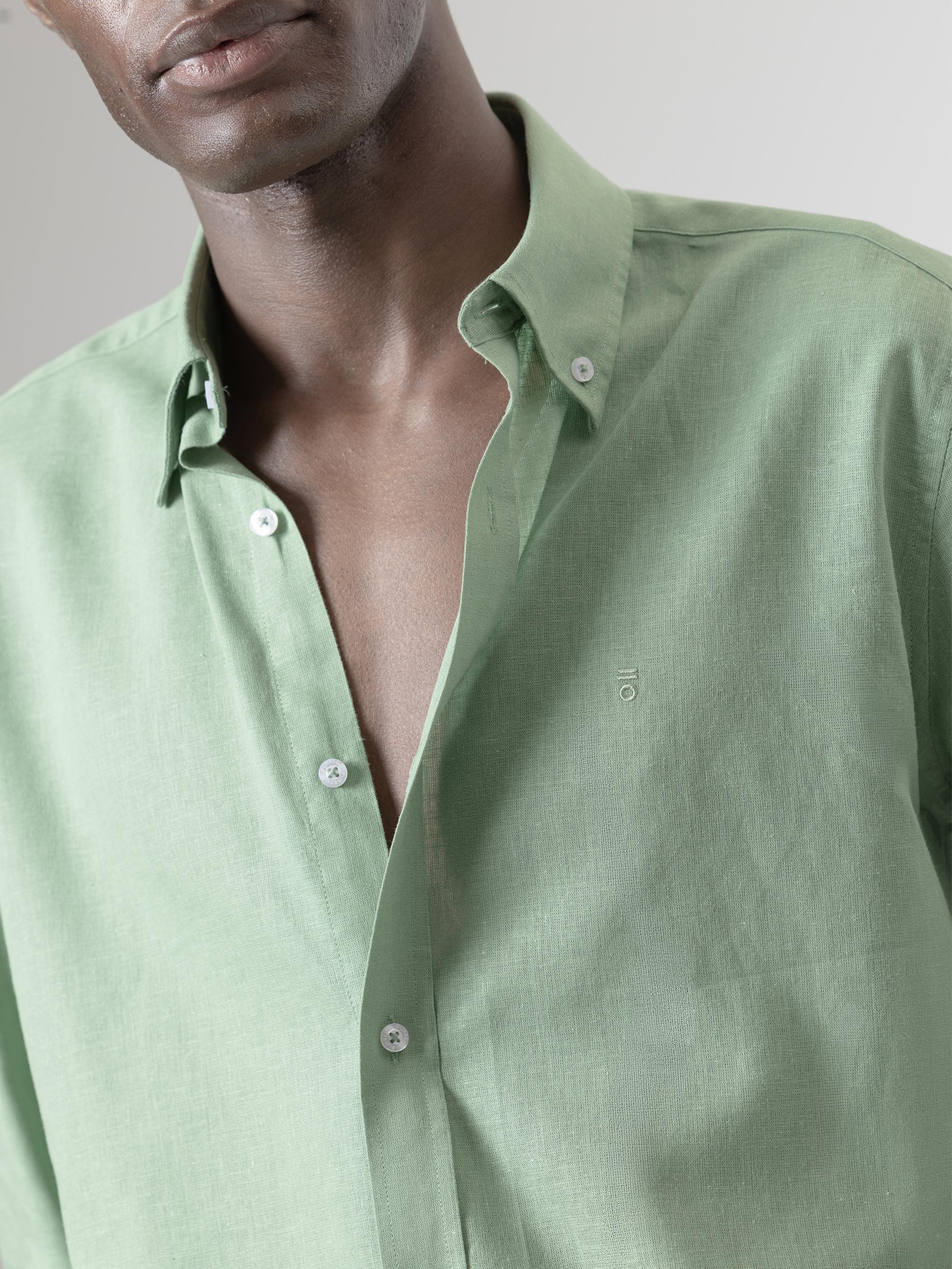 CAMISA LINO VERDE - Image 2