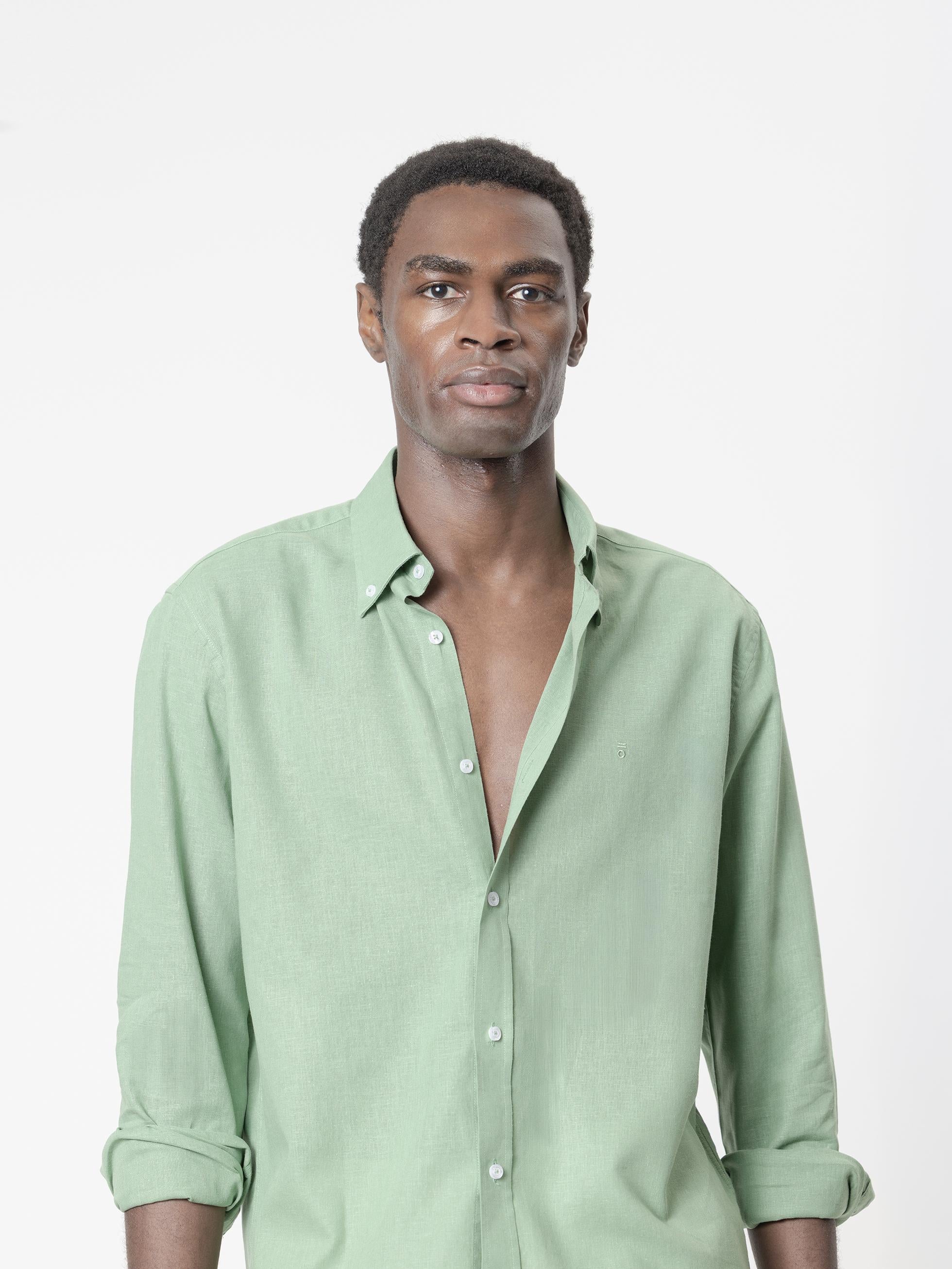 CAMISA LINO VERDE - Image 3