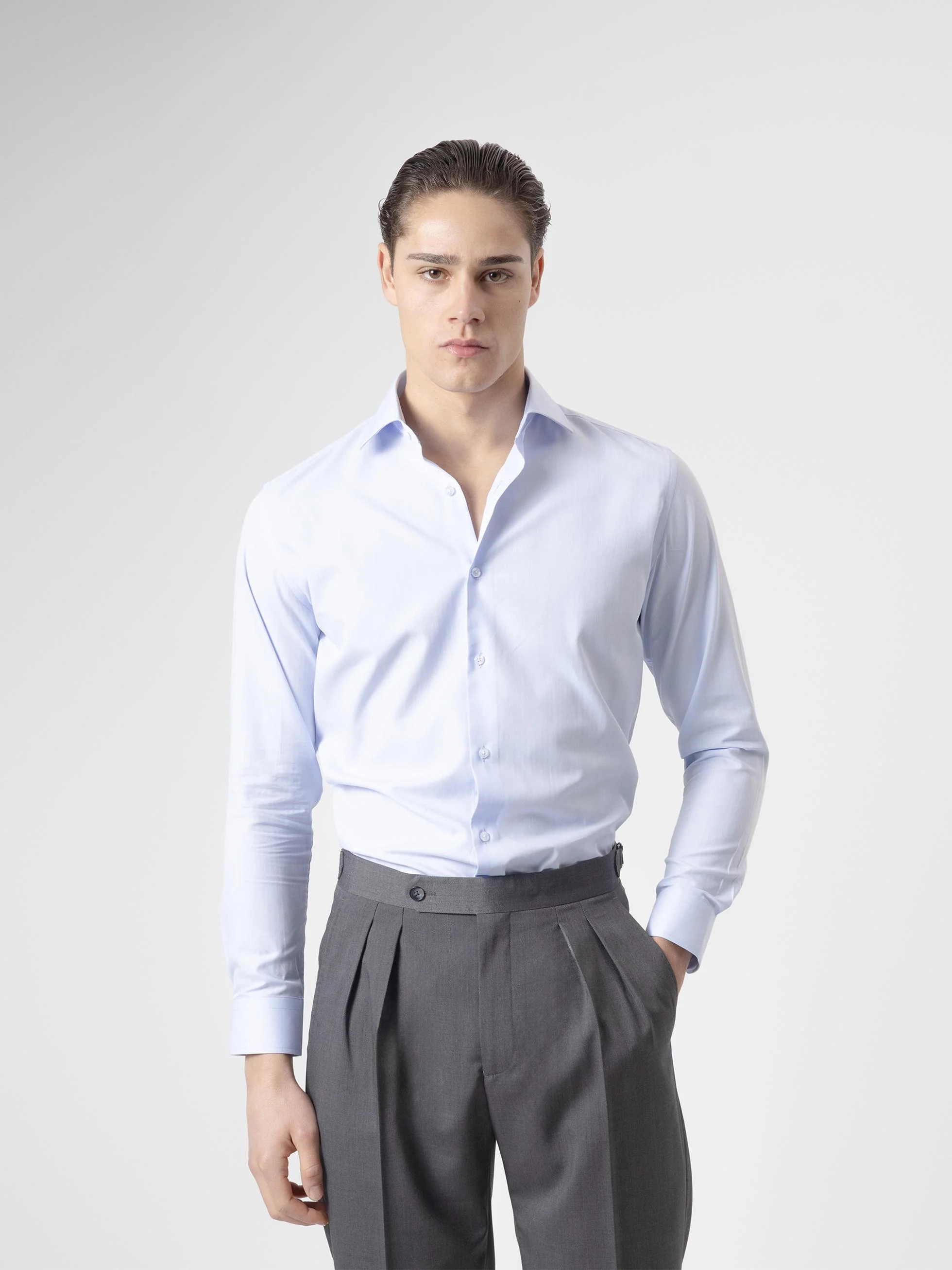 CAMISA VESTIR ESPIGA CELESTE - Image 3