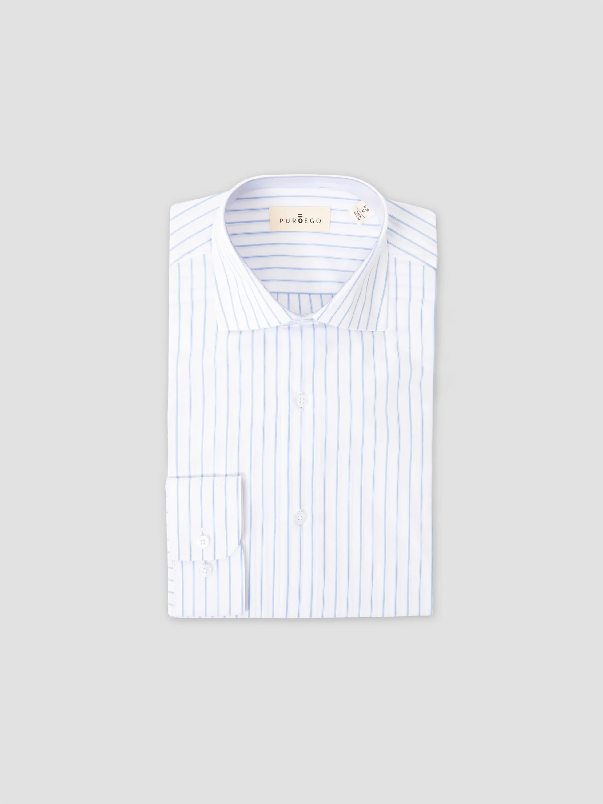 CAMISA VESTIR RAYAS AZUL