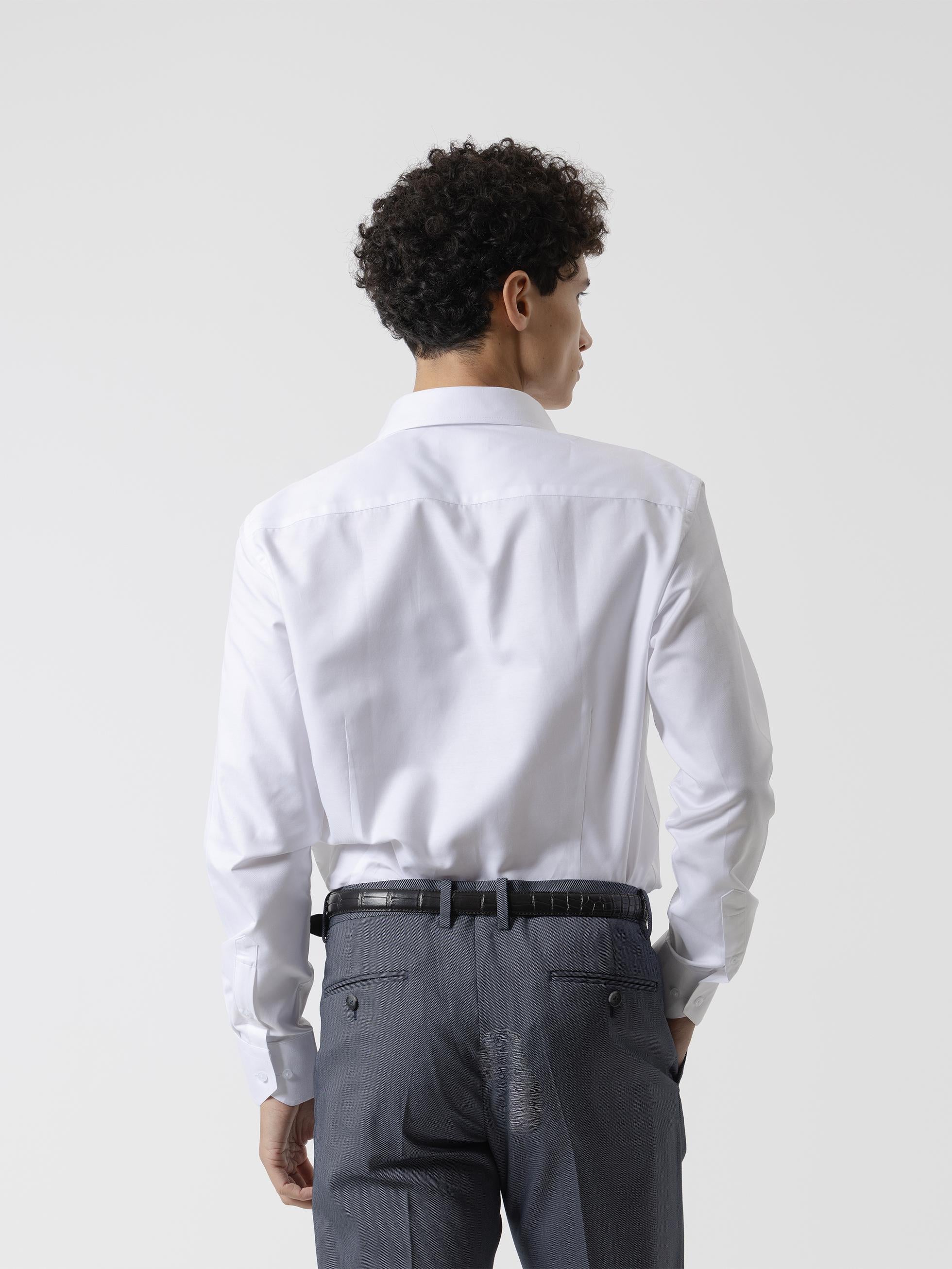 CAMISA TWILL VESTIR BLANCA - Image 5