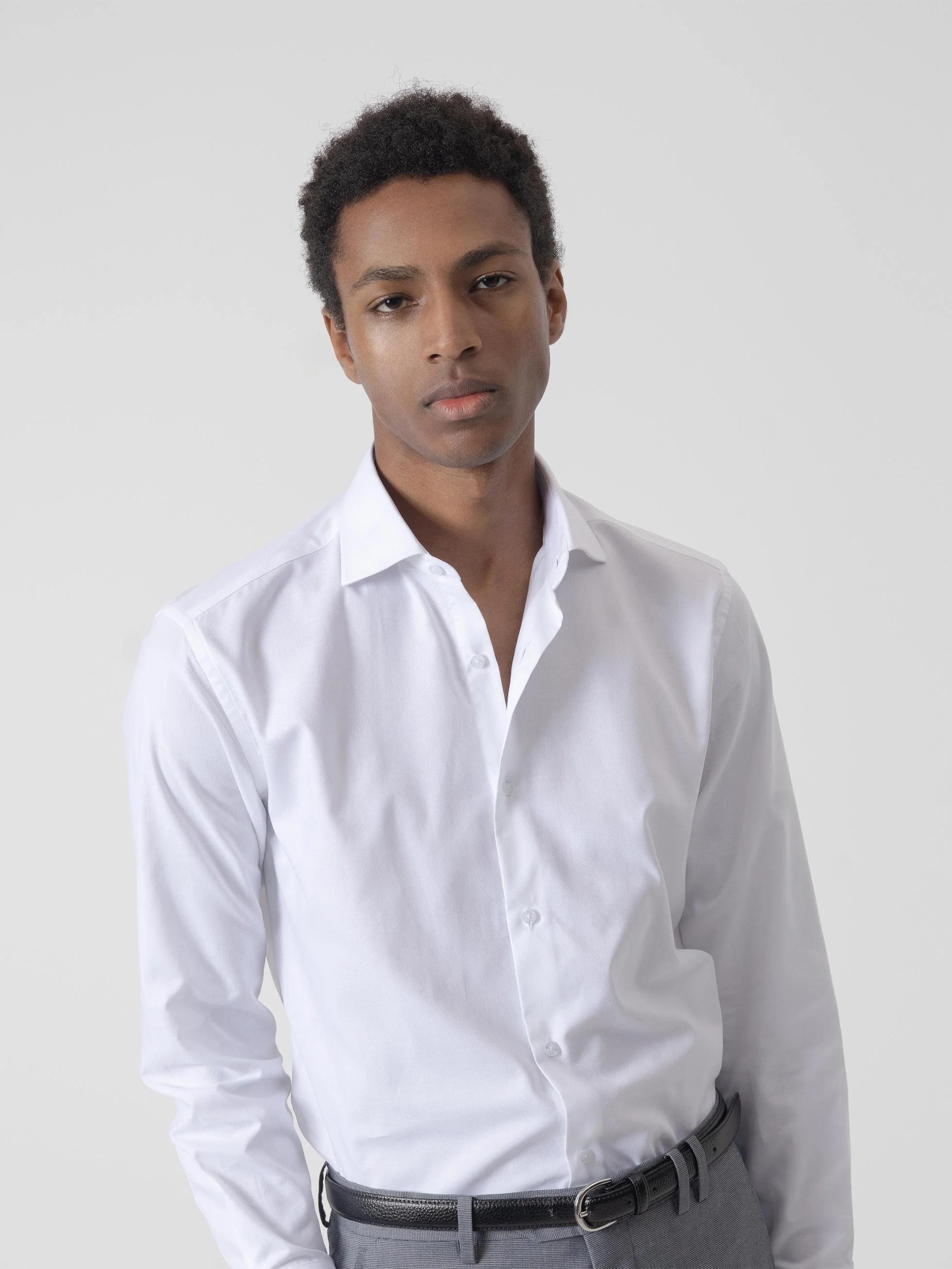 CAMISA VESTIR ESTRUCTURA BLANCA - Image 3