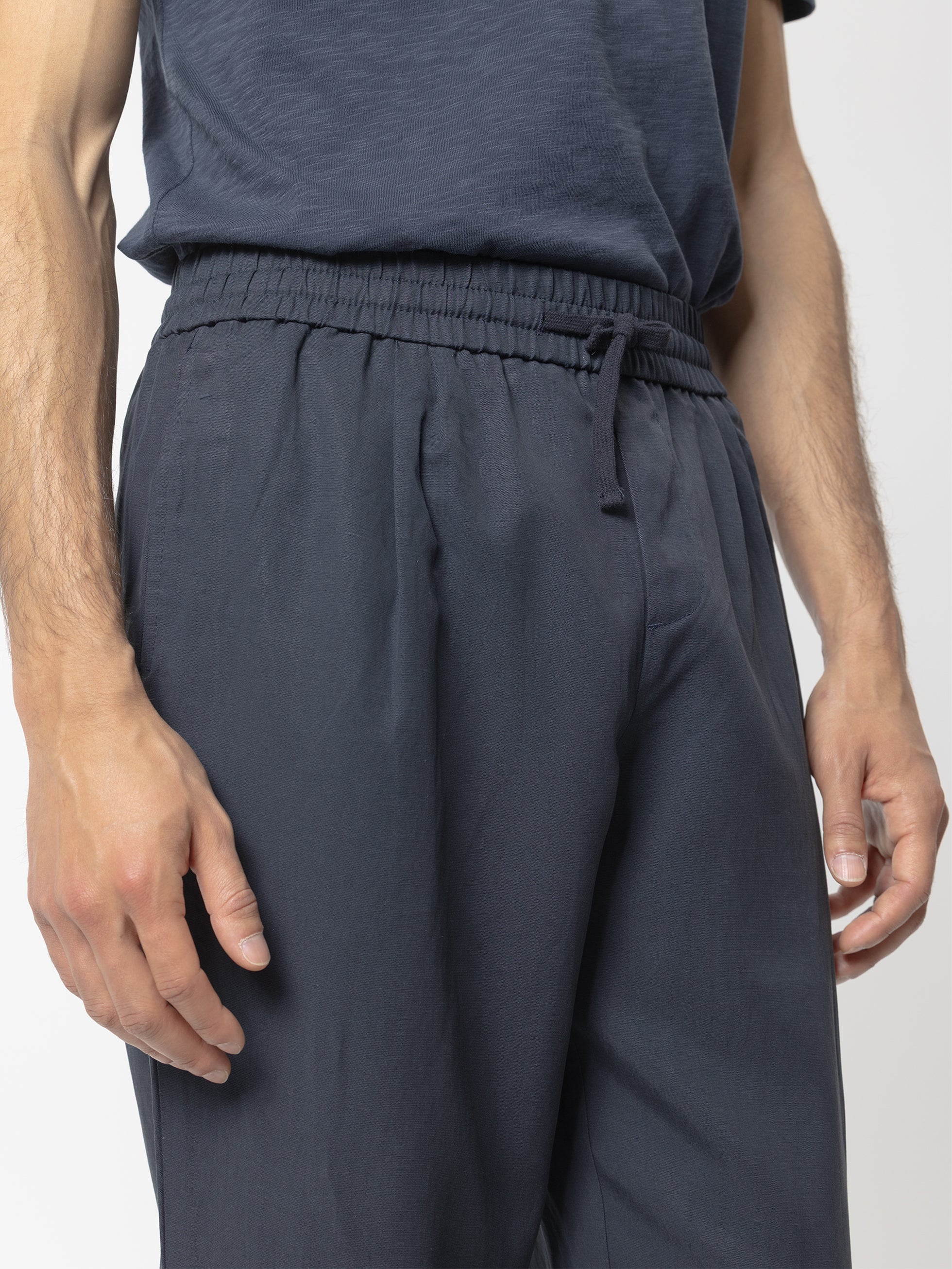 PANTALÓN WIDE FIT CINTURA ELASTICA MARINO - Image 2