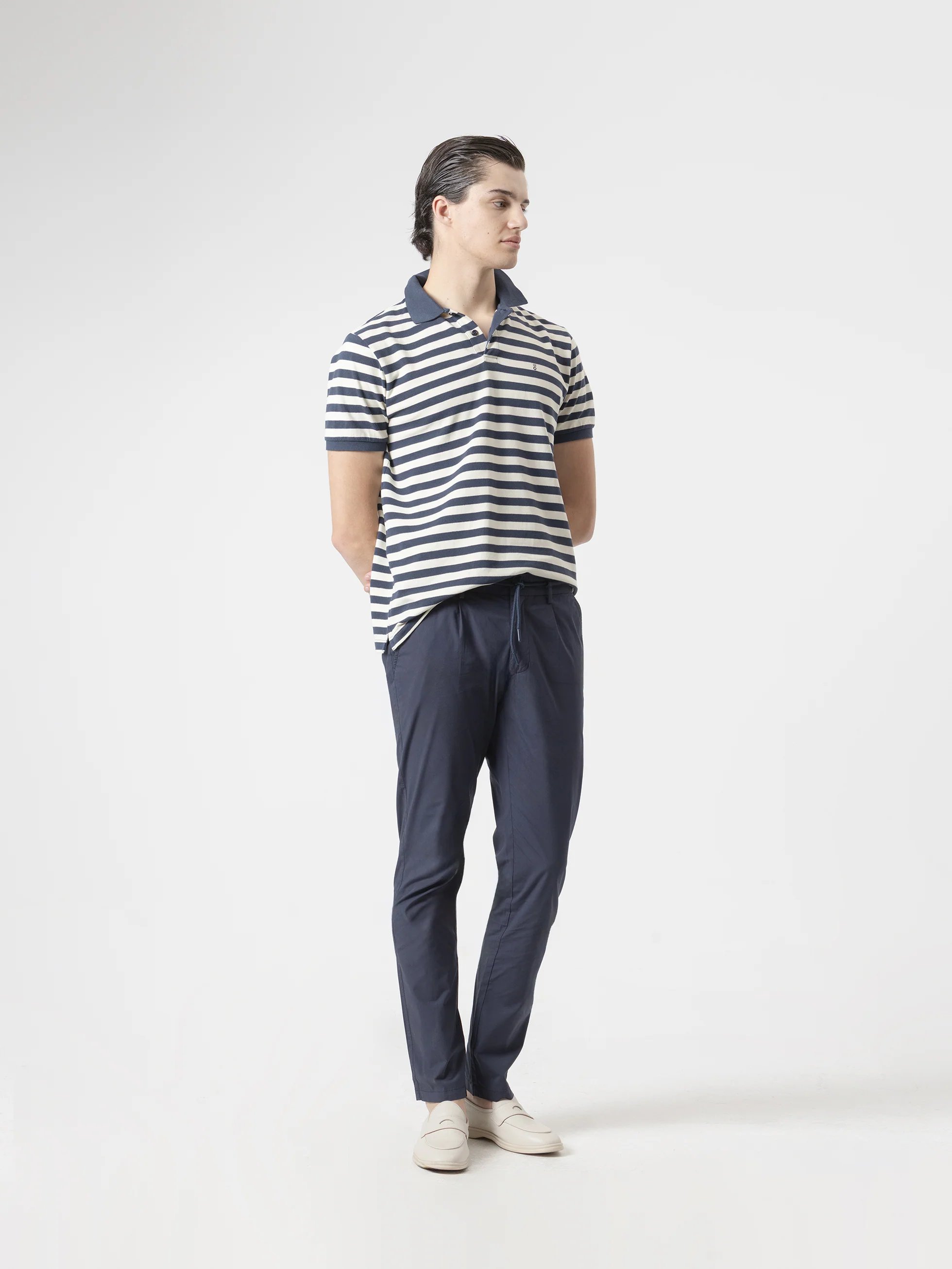 PANTALÓN GABARDINA STRECHT MARINO - Image 4