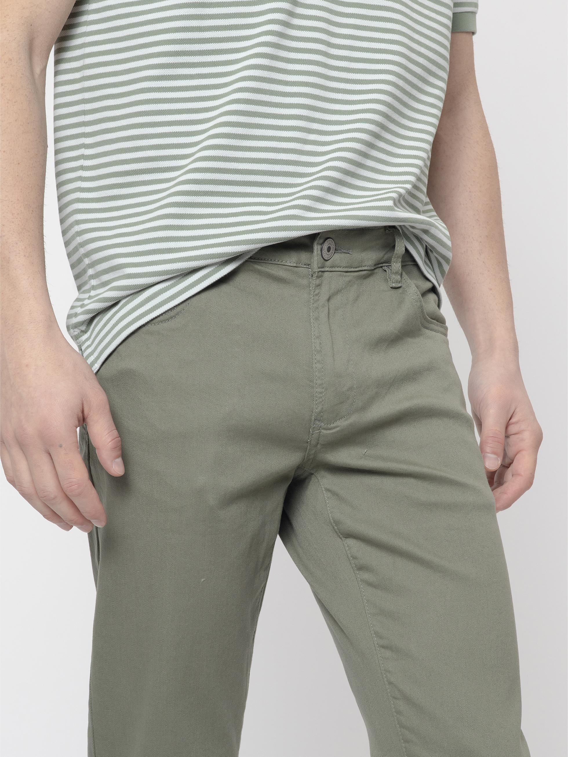 PANTALON 5 BOLSILLOS VERDE CEDRO - Image 2