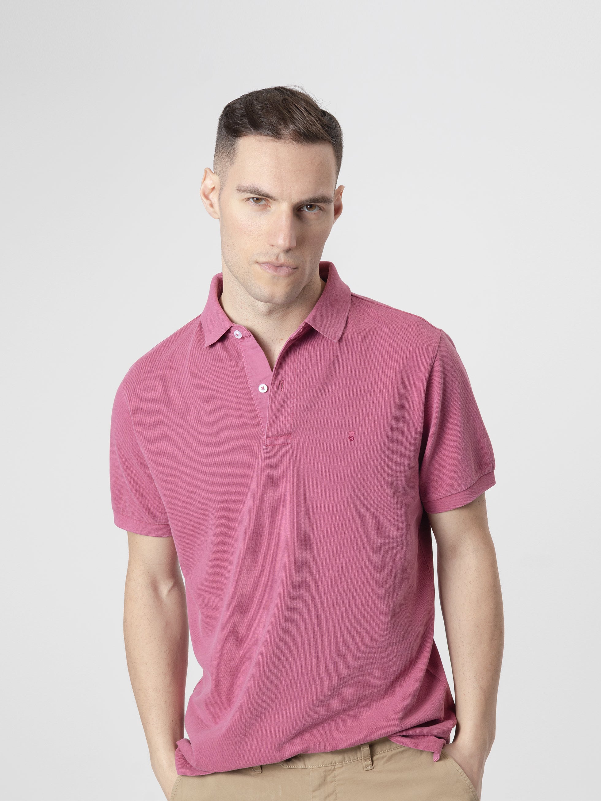 POLO BÁSICO LAVADO CIRUELA - Image 3