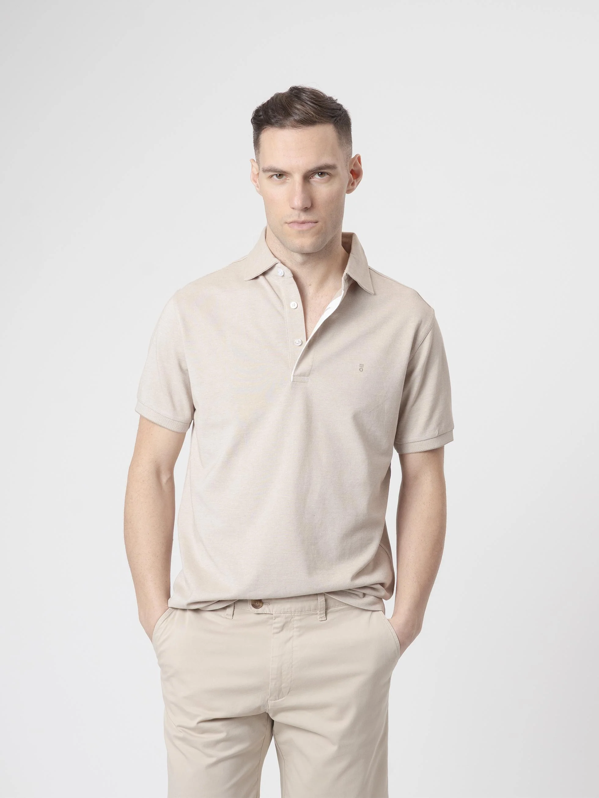 POLO CUELLO ITALIANO BEIGE - Image 4