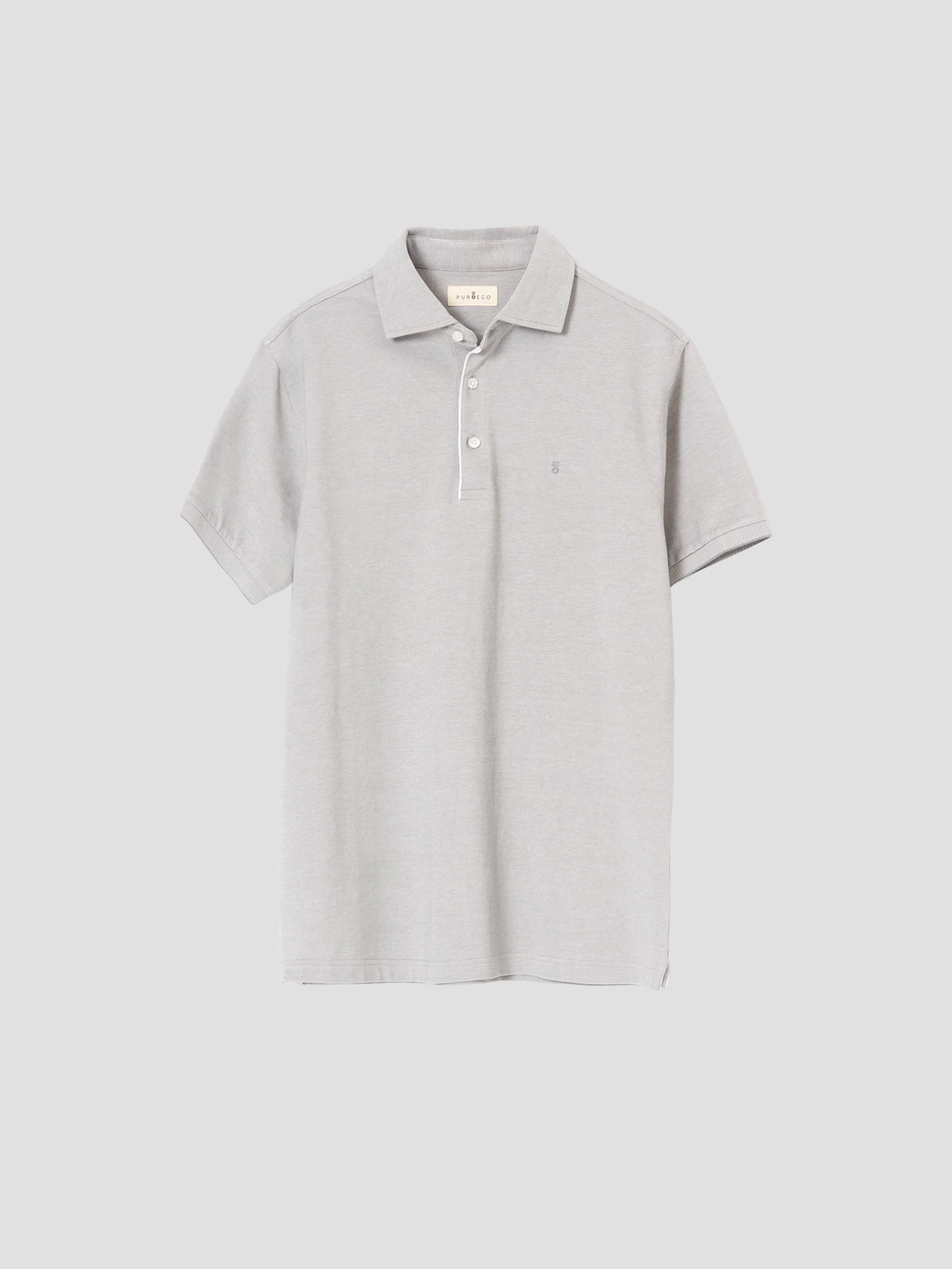 POLO CUELLO ITALIANO GRIS