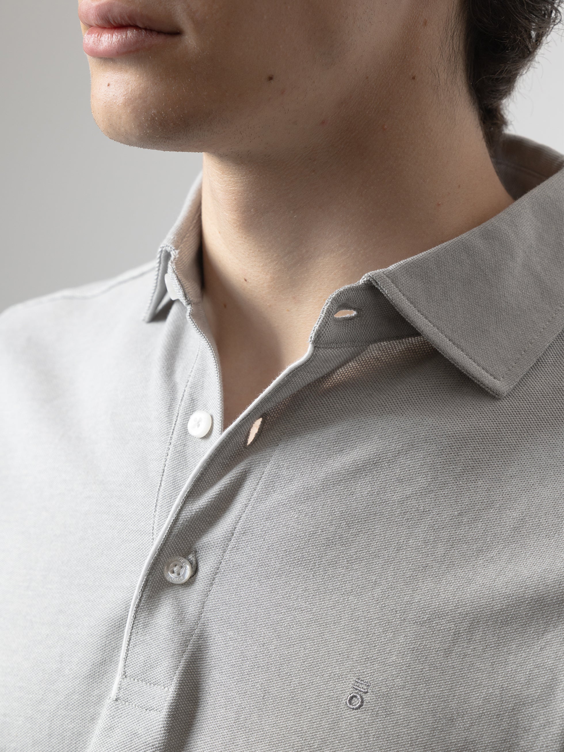 POLO CUELLO ITALIANO GRIS - Image 2