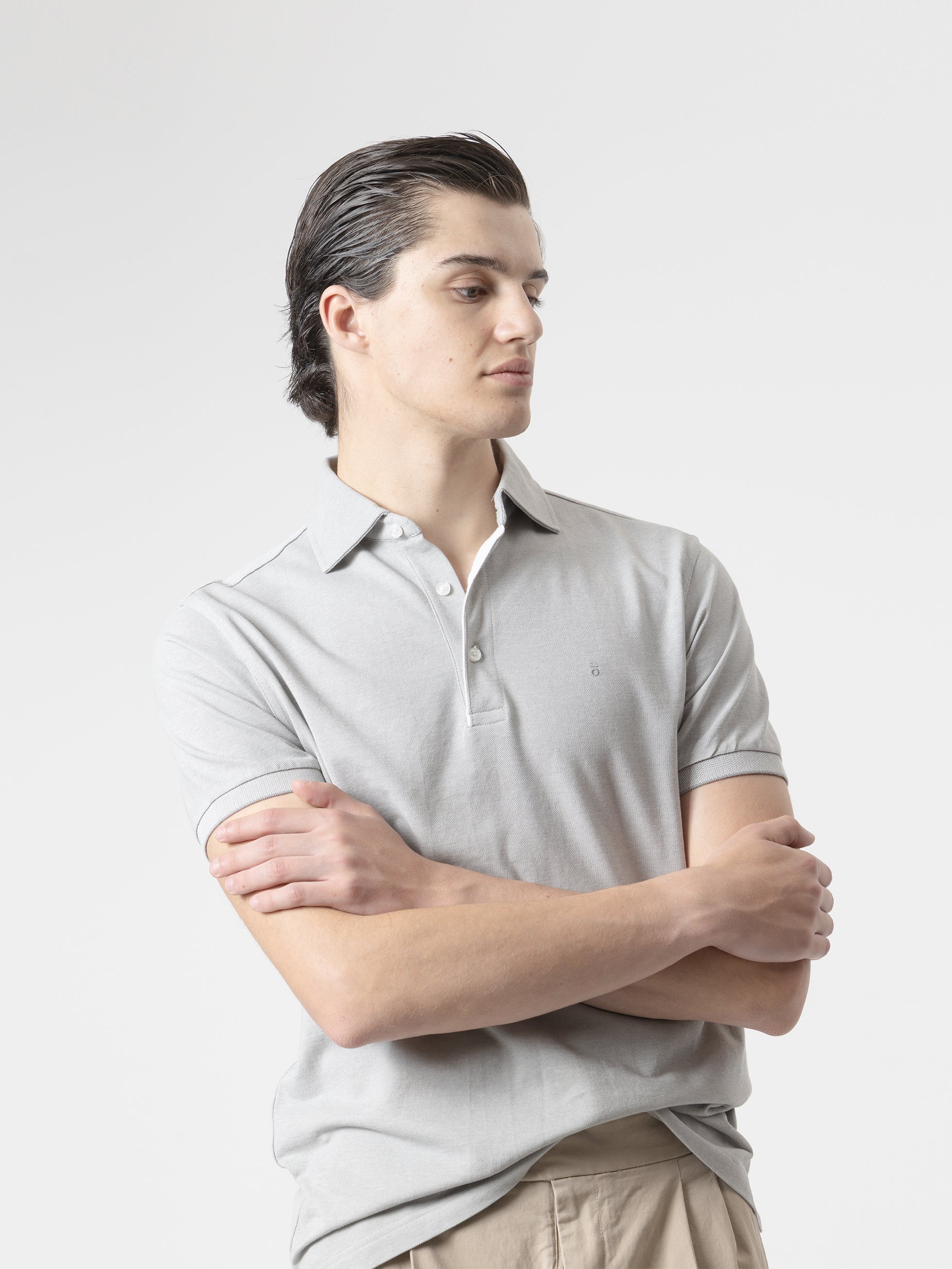 POLO CUELLO ITALIANO GRIS - Image 4