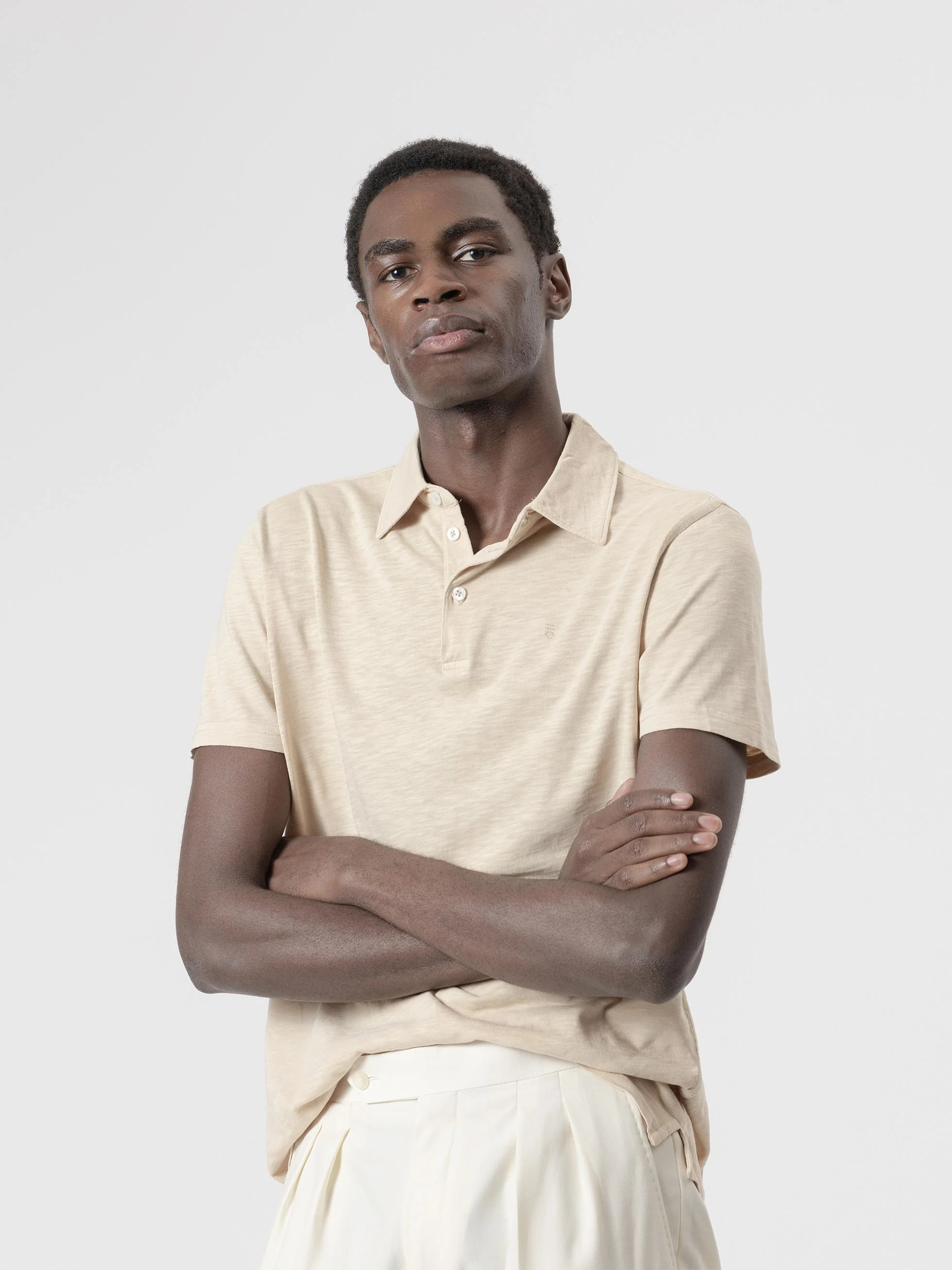 POLO JERSEY BEIGE - Image 3