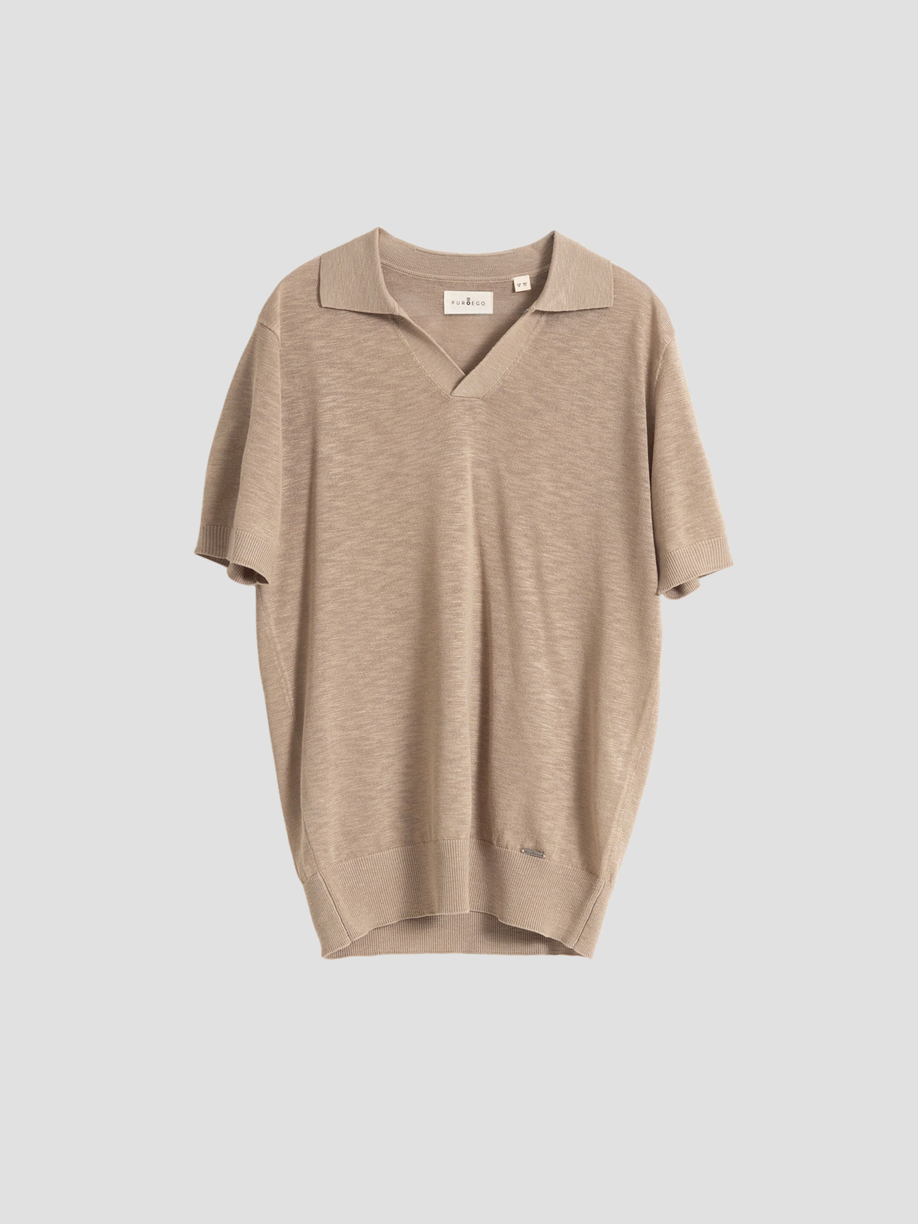 POLO PUNTO JERSEY PIEDRA