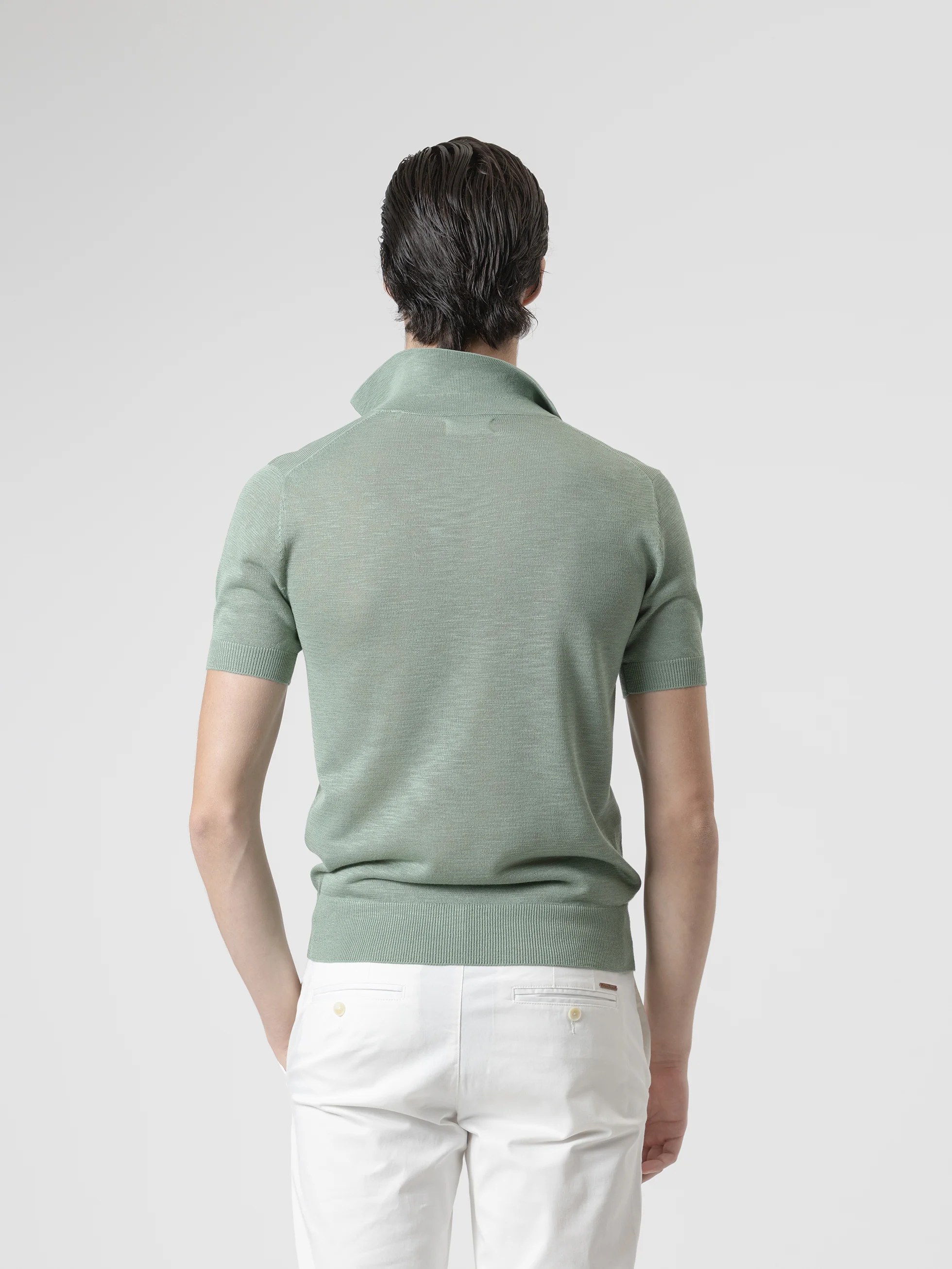 POLO PUNTO JERSEY VERDE AGUA - Image 5